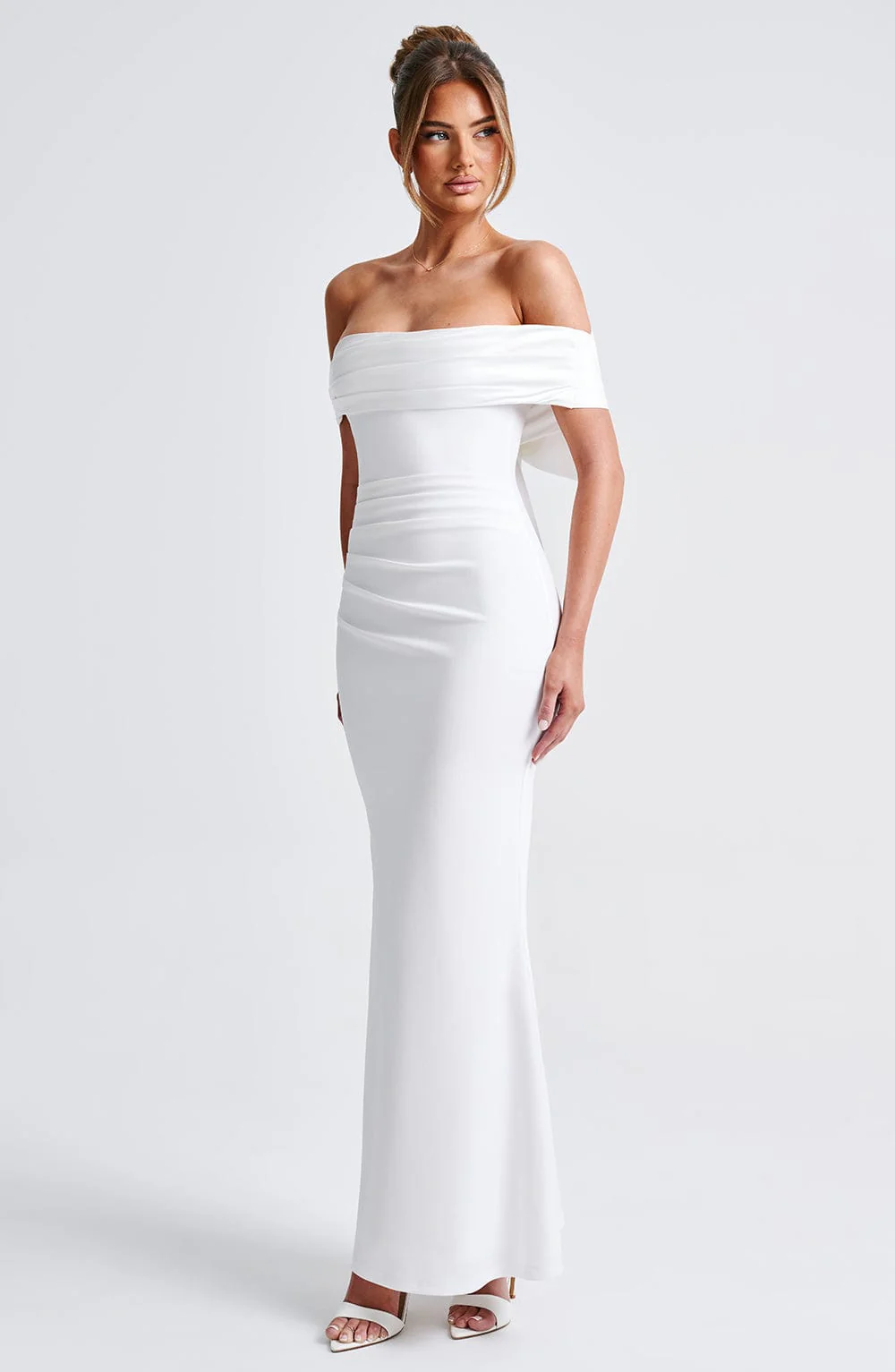 Joanna Maxi Dress - Ivory - Image 12