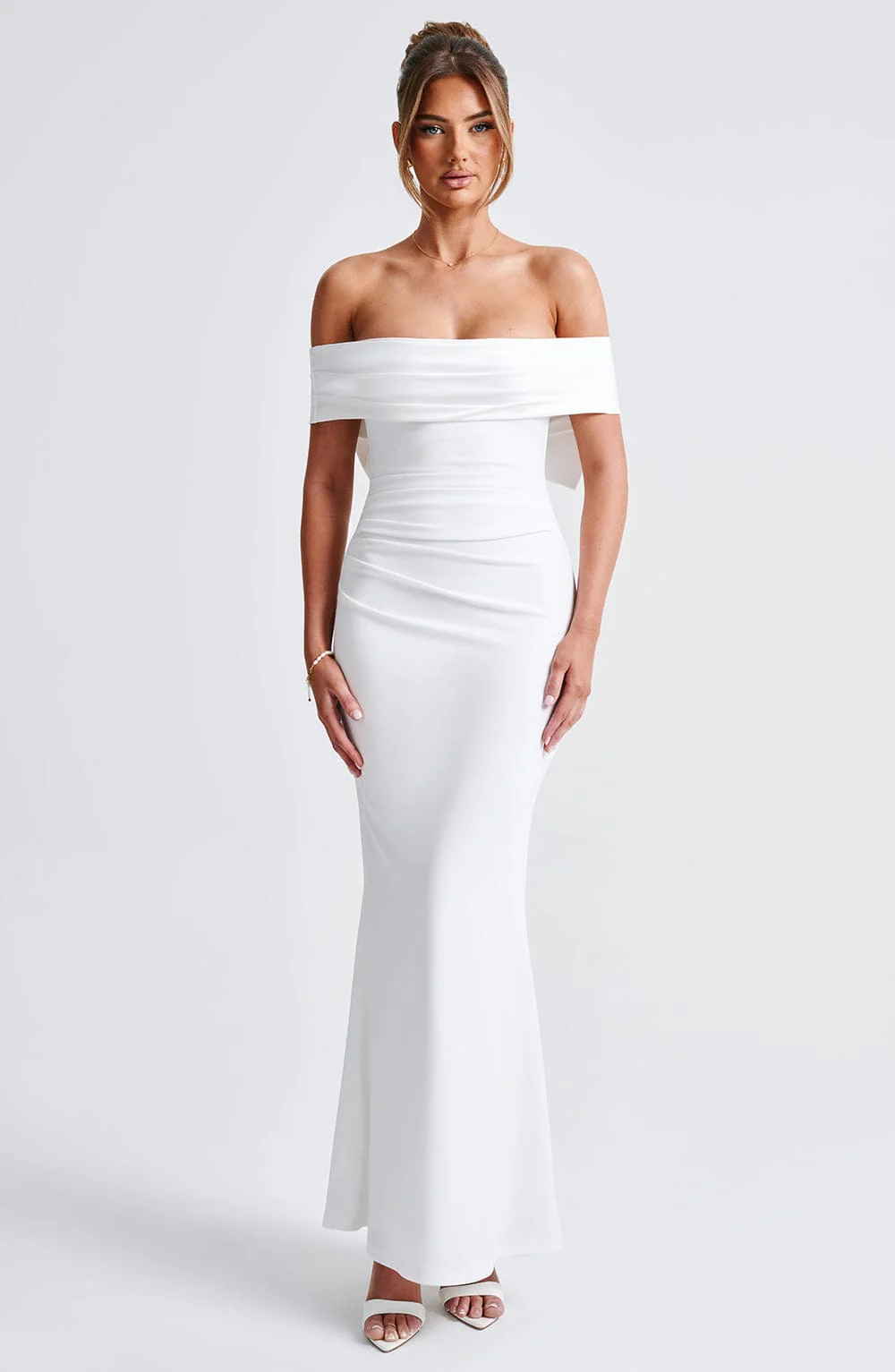 Joanna Maxi Dress - Ivory - Image 17