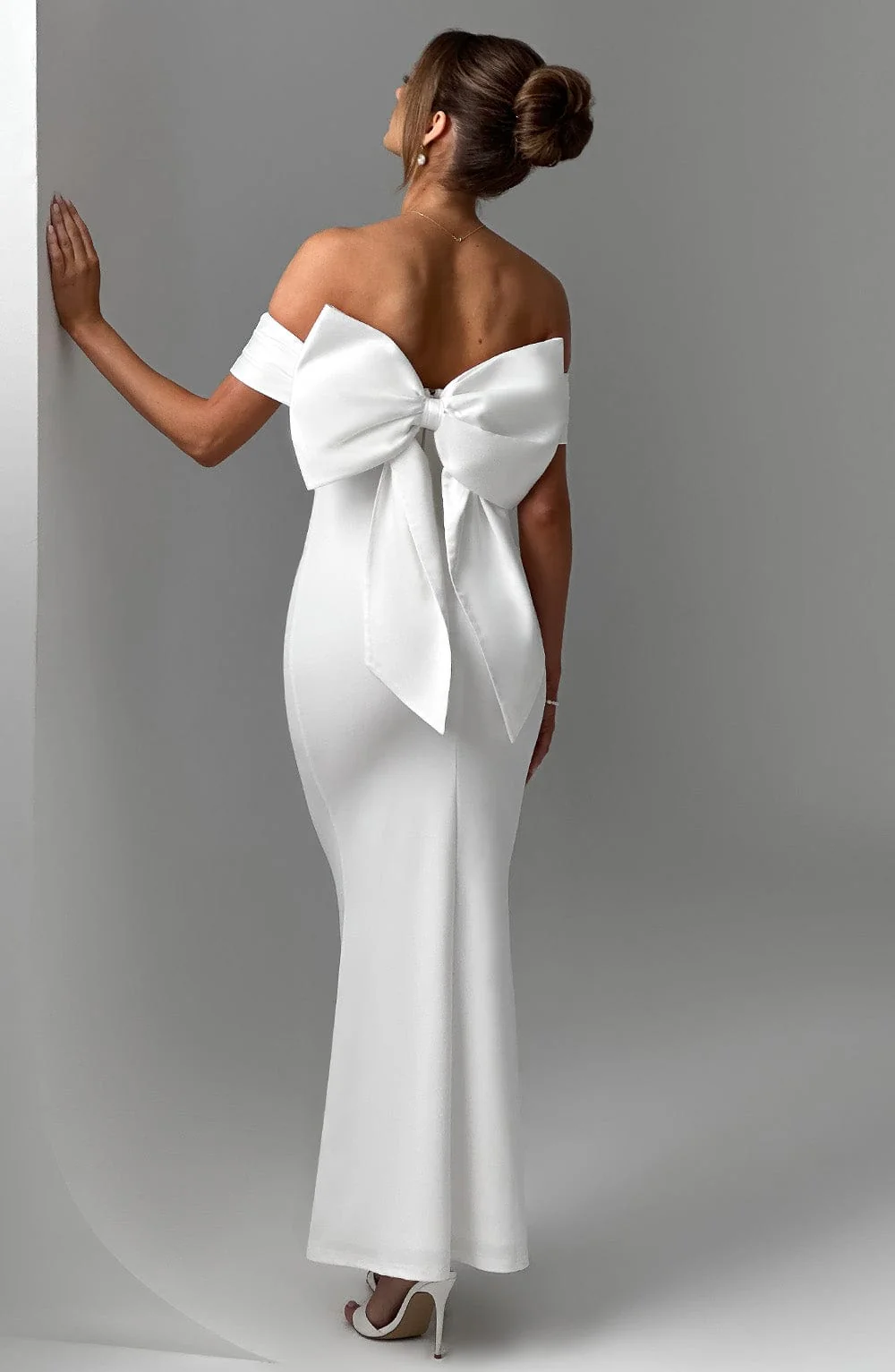 Joanna Maxi Dress - Ivory - Image 9