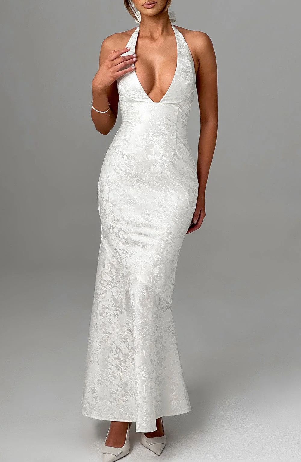 Josephine Maxi Dress - Ivory - Image 8