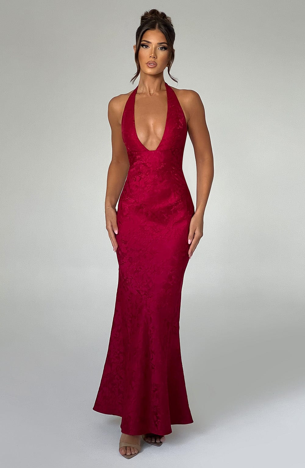 Josephine Maxi Dress - Red - Image 5