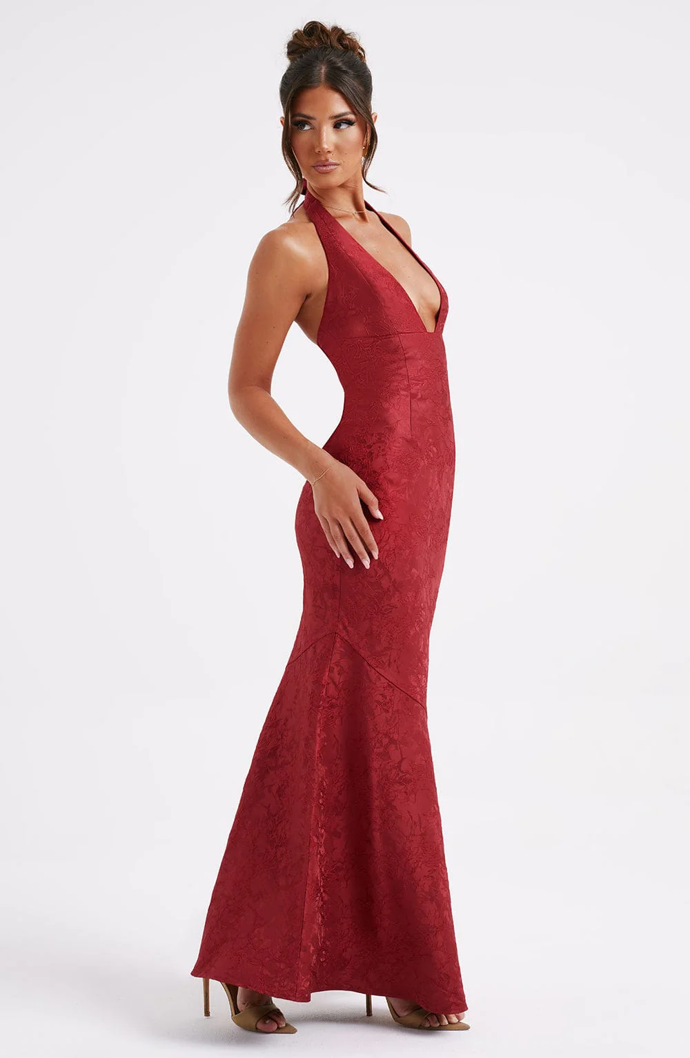 Josephine Maxi Dress - Red - Image 6