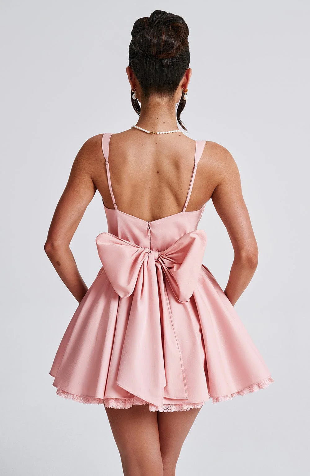 Josie Mini Dress - Blush - Image 8