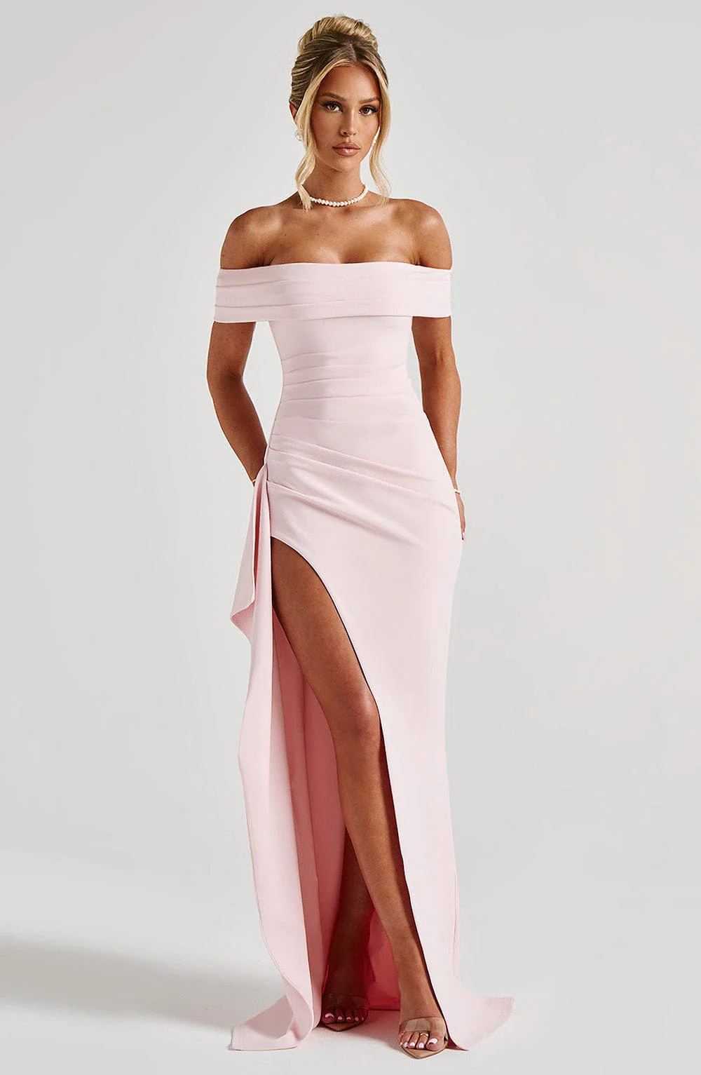 Joyce Maxi Dress - Blush - Image 2