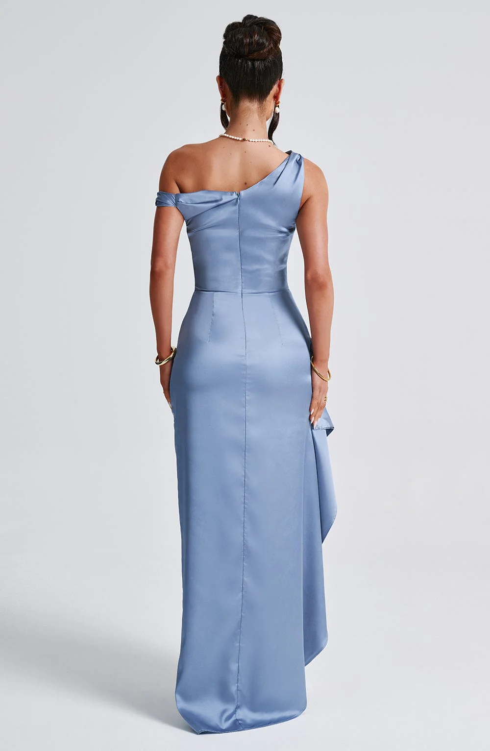 Juliene Maxi Dress - Dusty Blue - Image 4