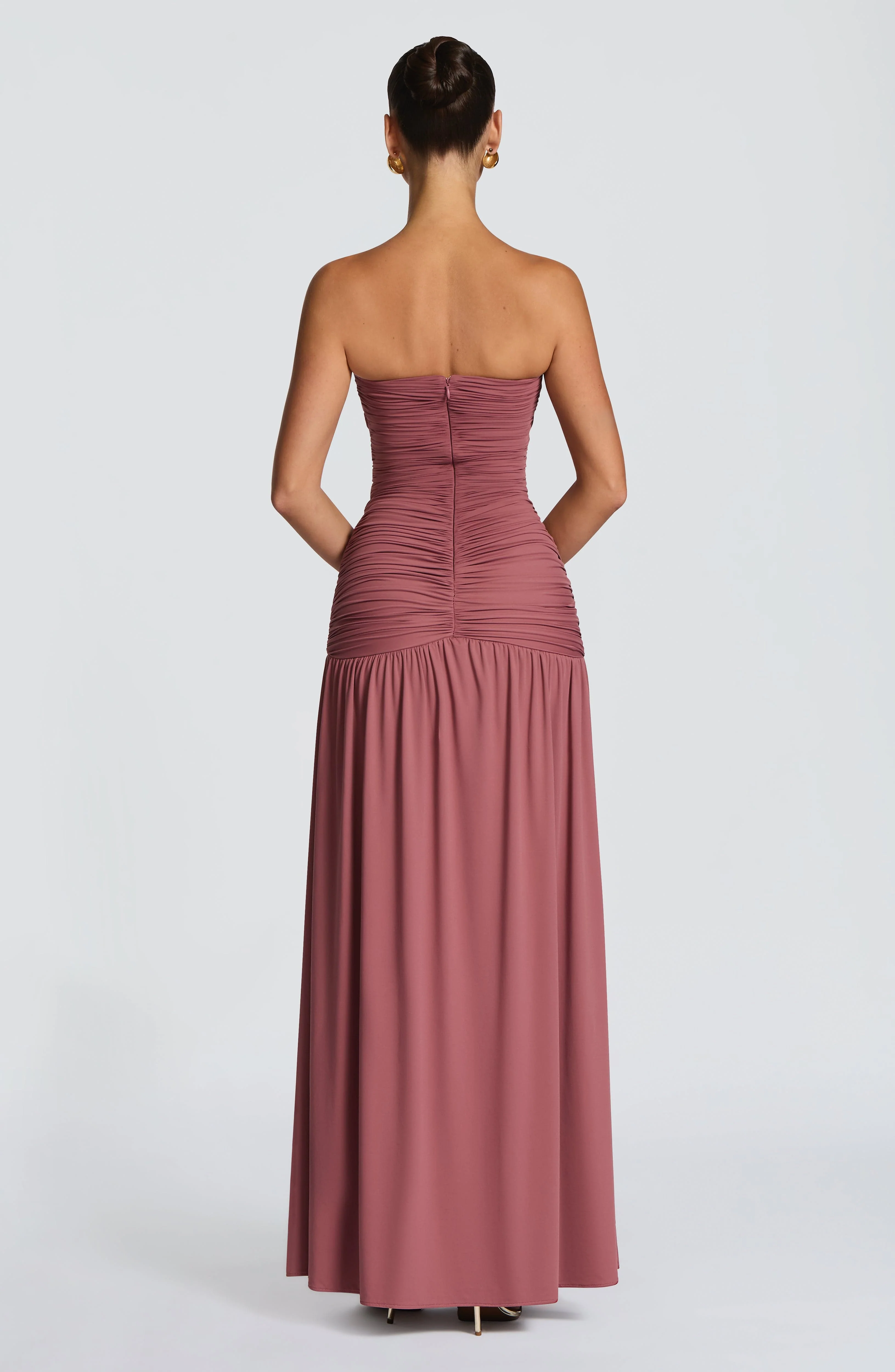Junia Maxi Dress - Rose Brown - Image 3