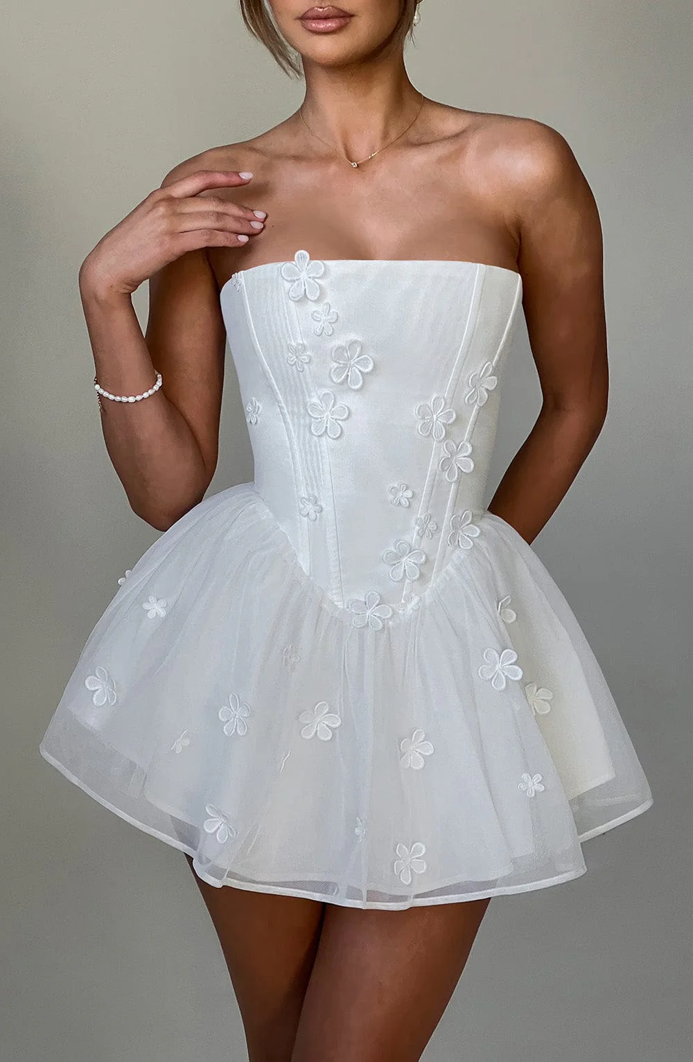Justina Playsuit - Ivory - Image 5