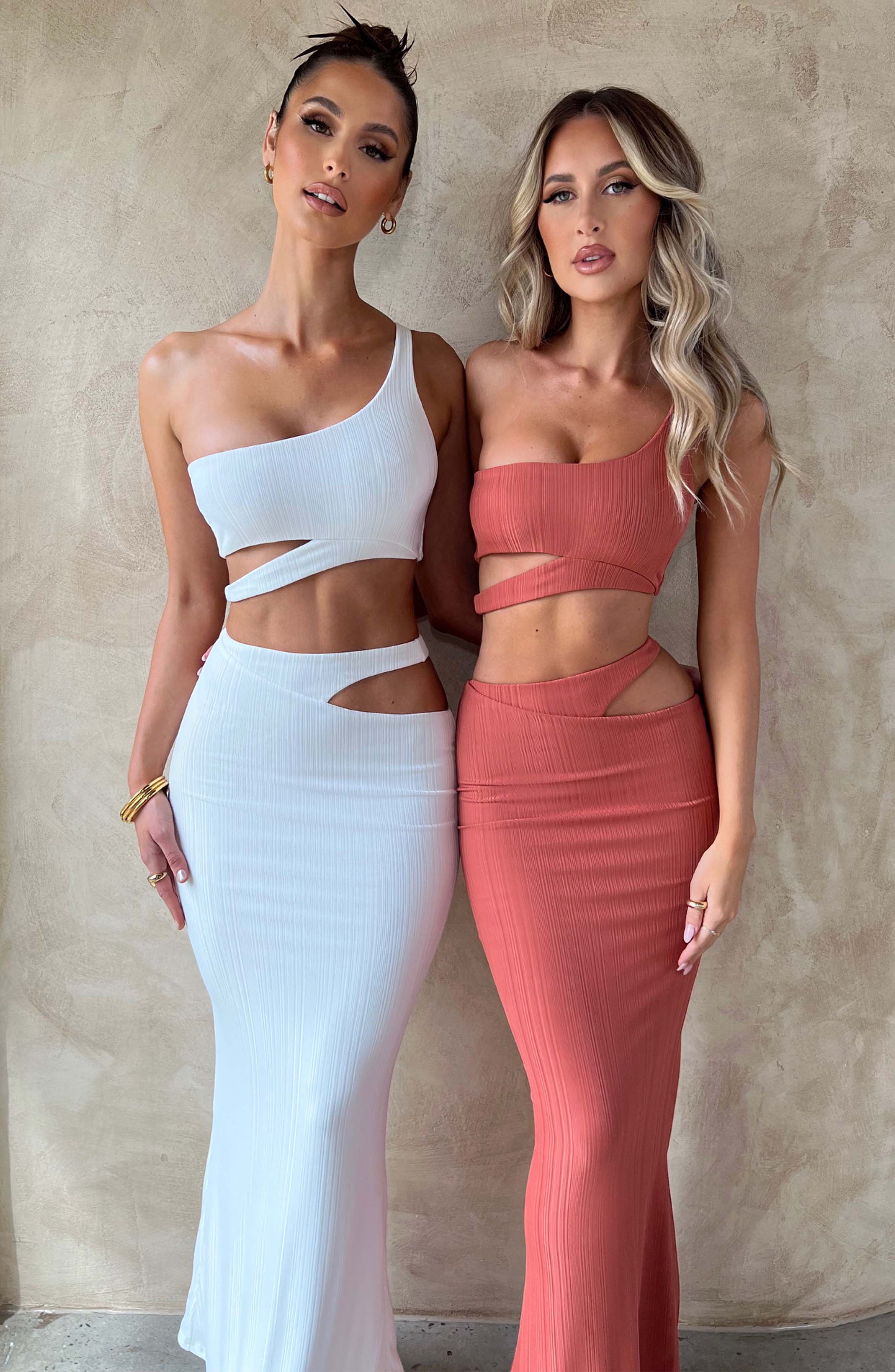 Kaela Maxi Skirt - White - Image 2