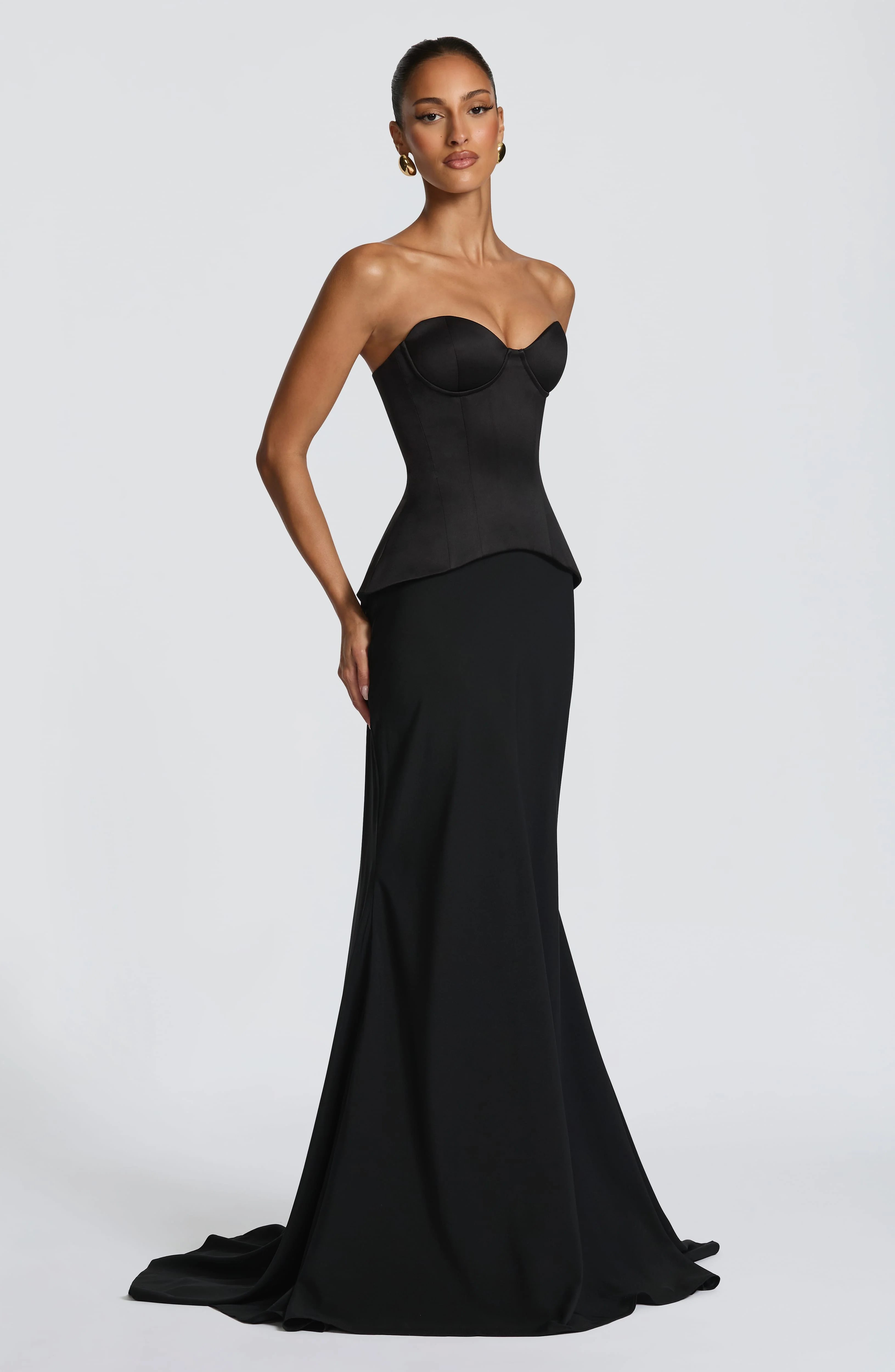 Kaia Maxi Skirt - Black - Image 4