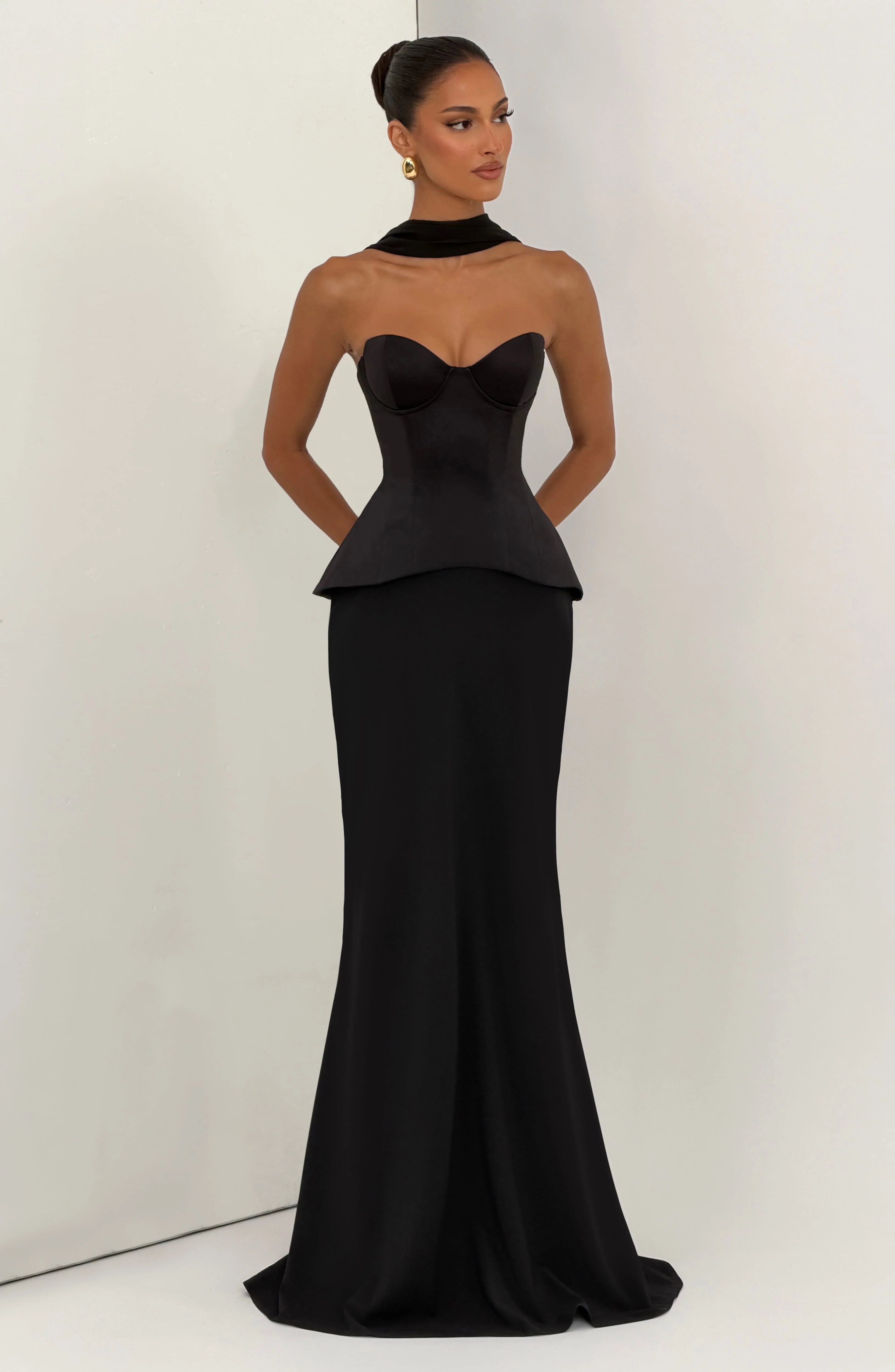 Kaia Maxi Skirt - Black - Image 7