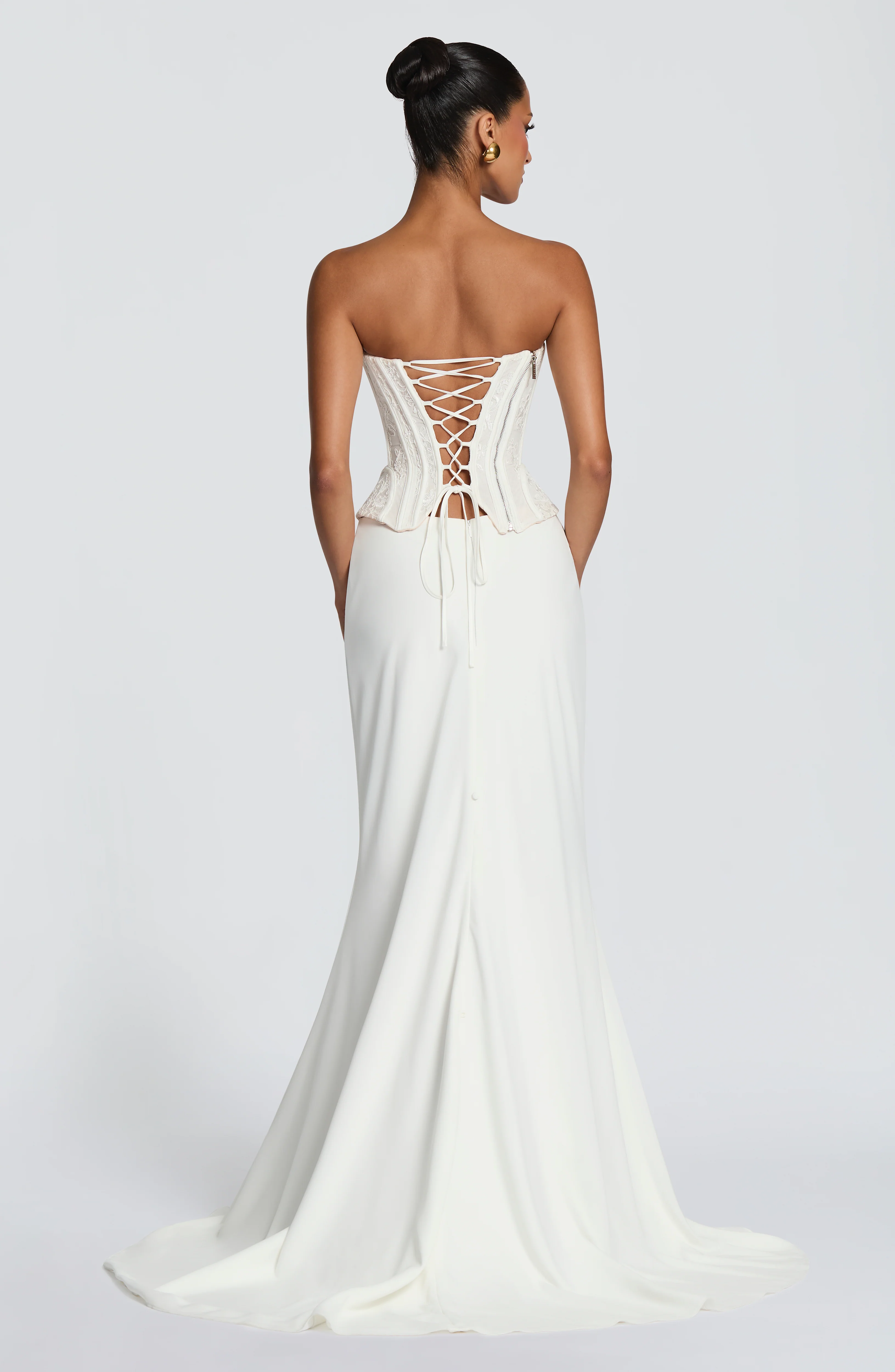 Kaia Maxi Skirt - Ivory - Image 14