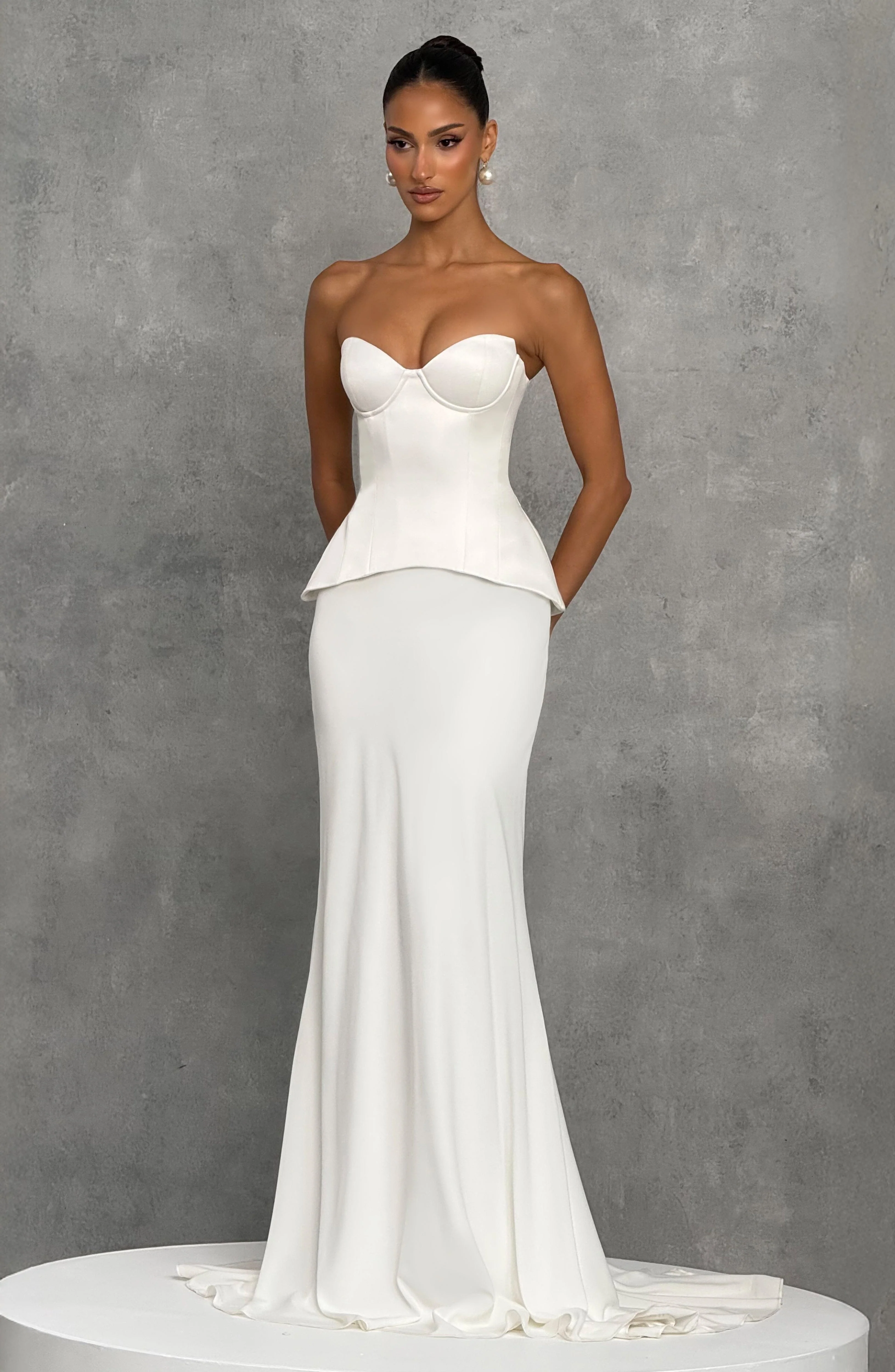 Kaia Maxi Skirt - Ivory - Image 4