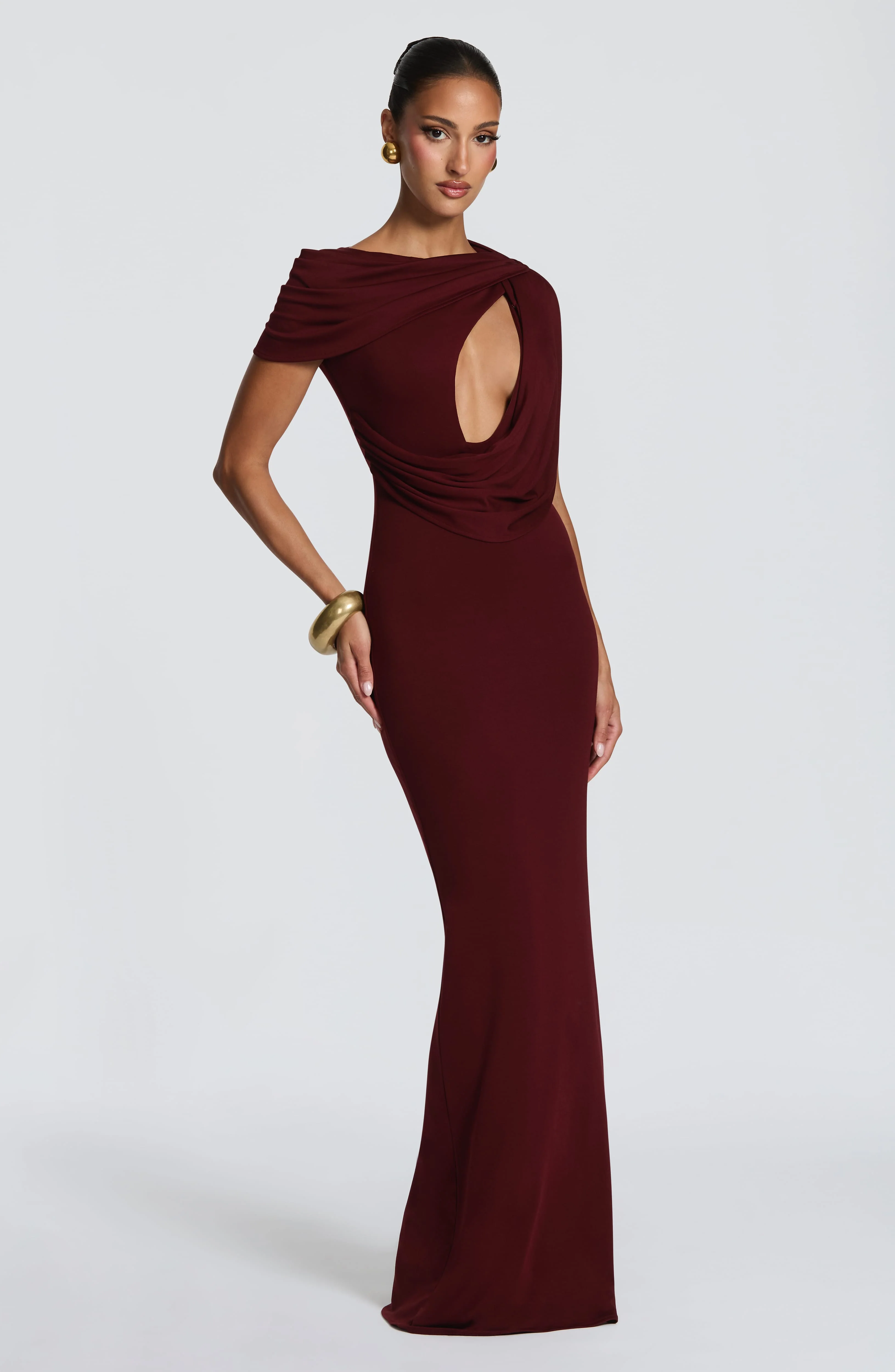 Kalina Maxi Dress - Cherry Lacquer - Image 6