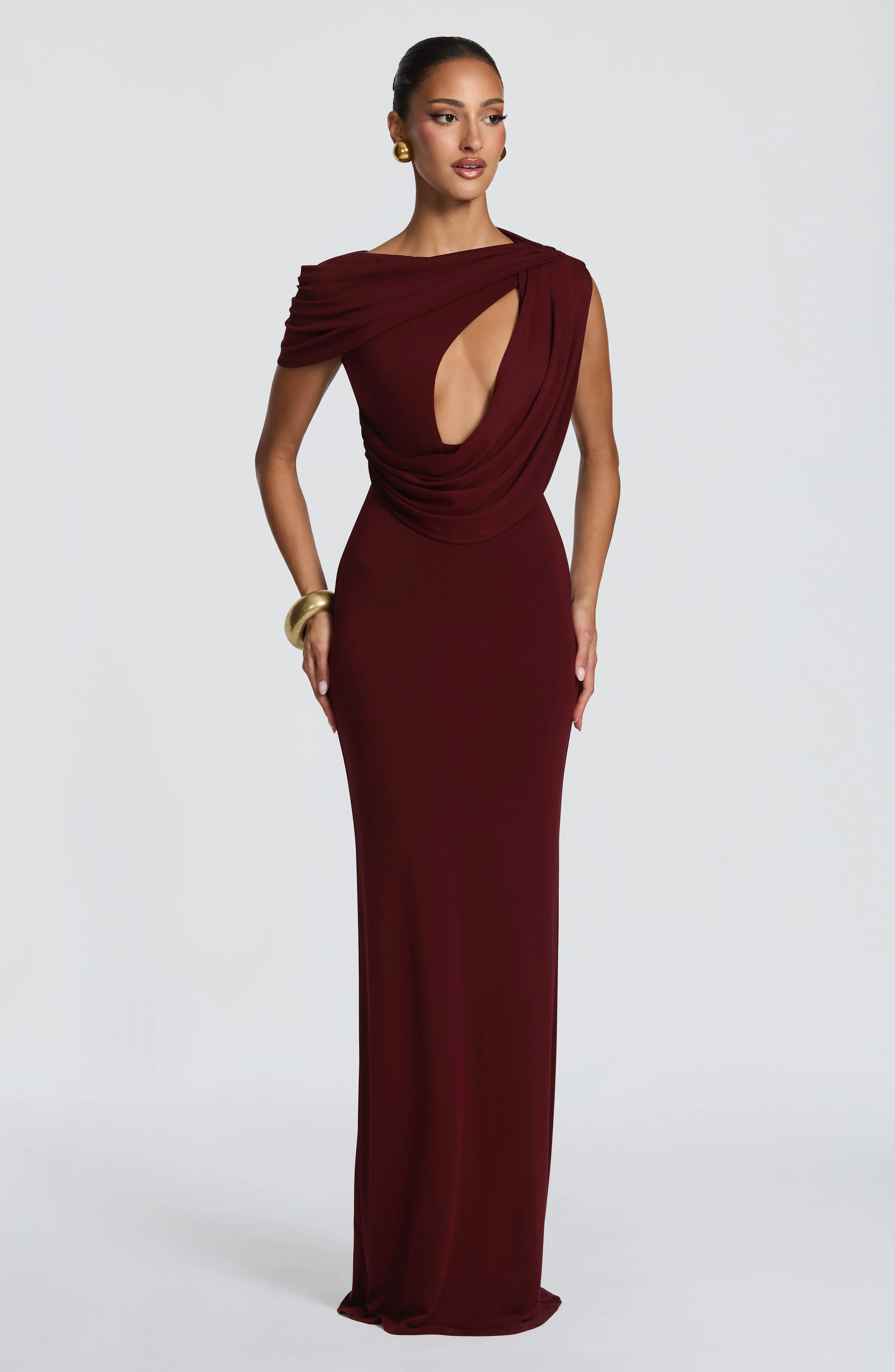 Kalina Maxi Dress - Cherry Lacquer - Image 7