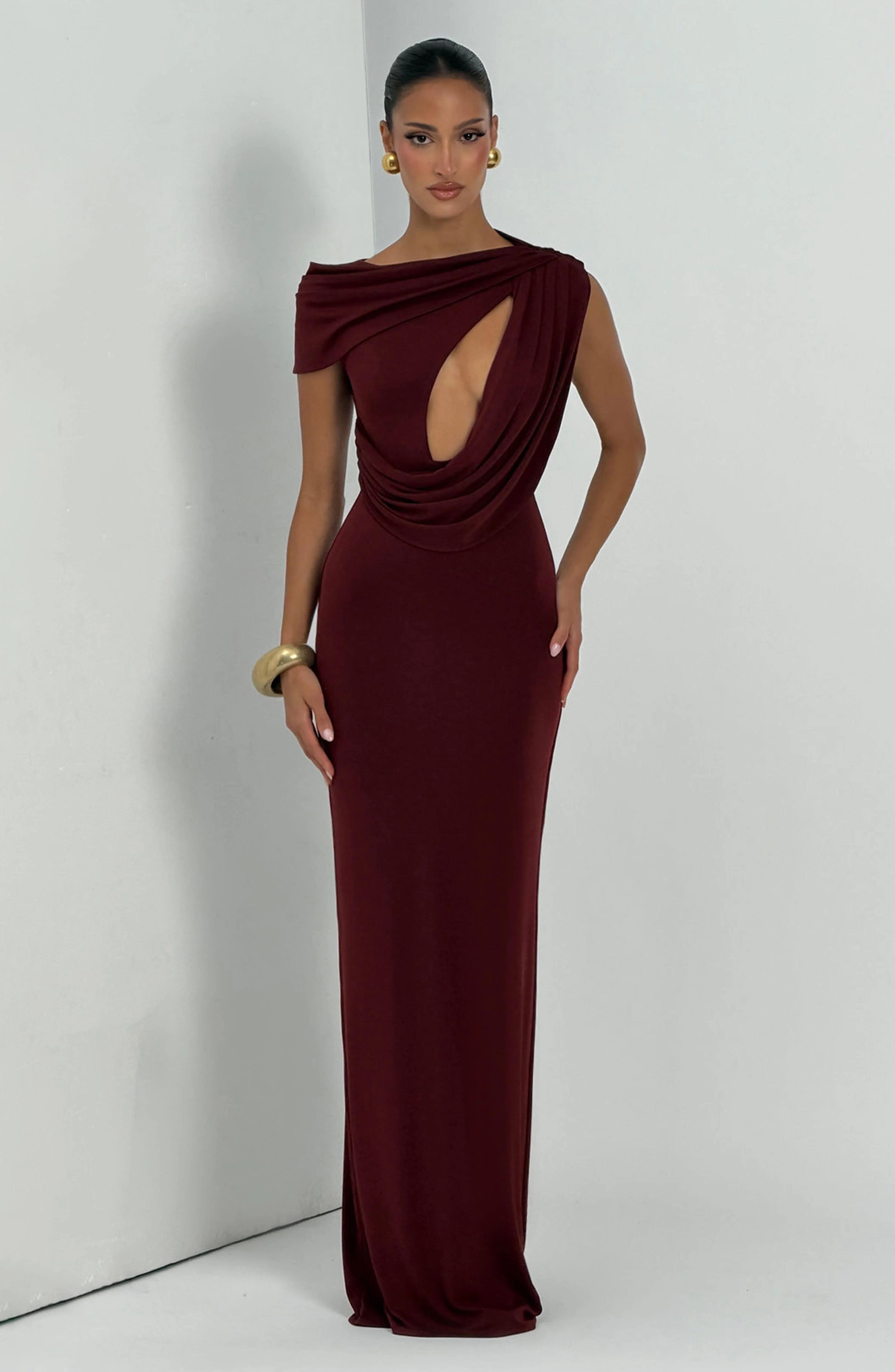 Kalina Maxi Dress - Cherry Lacquer - Image 8