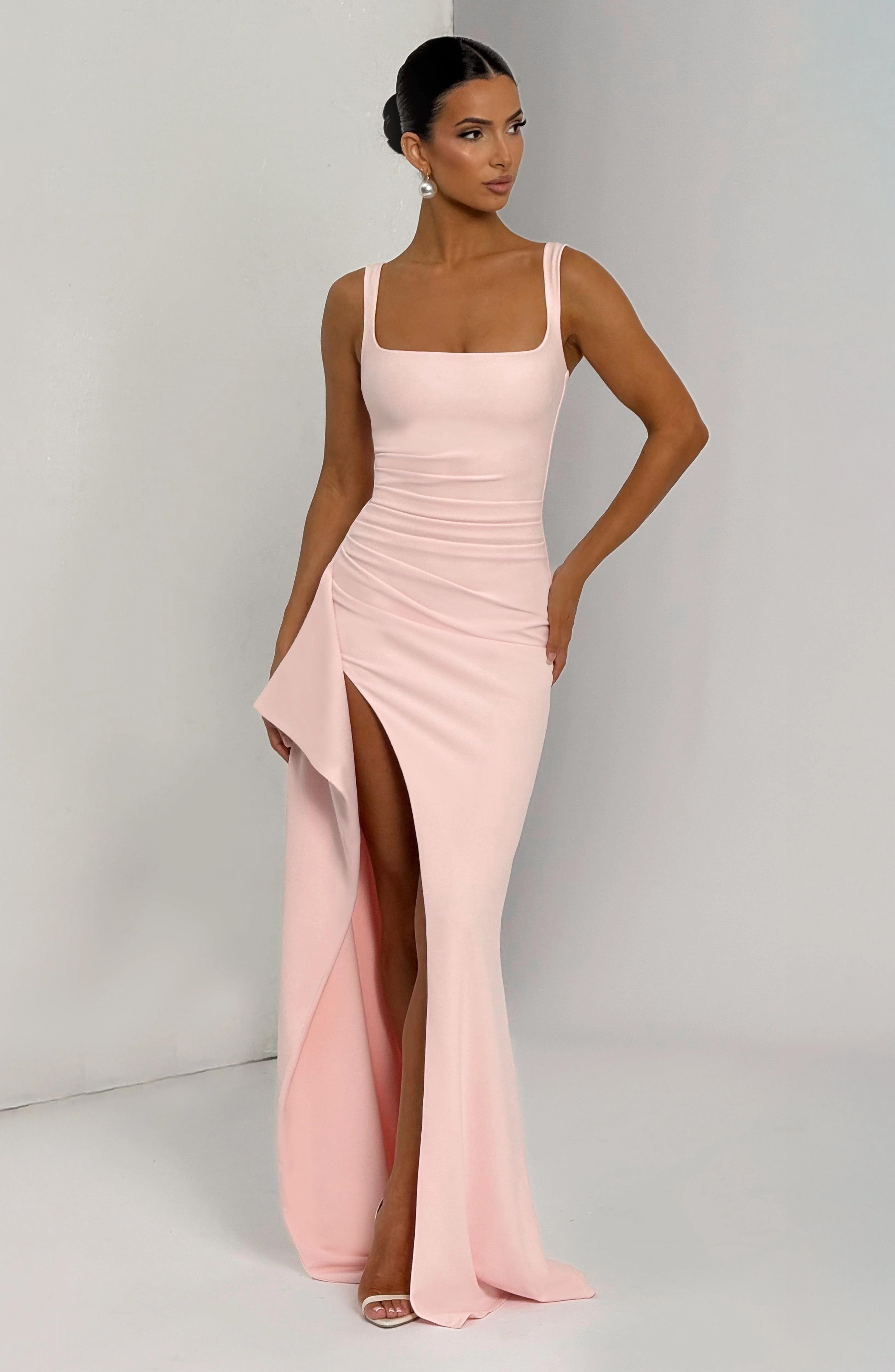 Katana Maxi Dress - Blush - Image 2