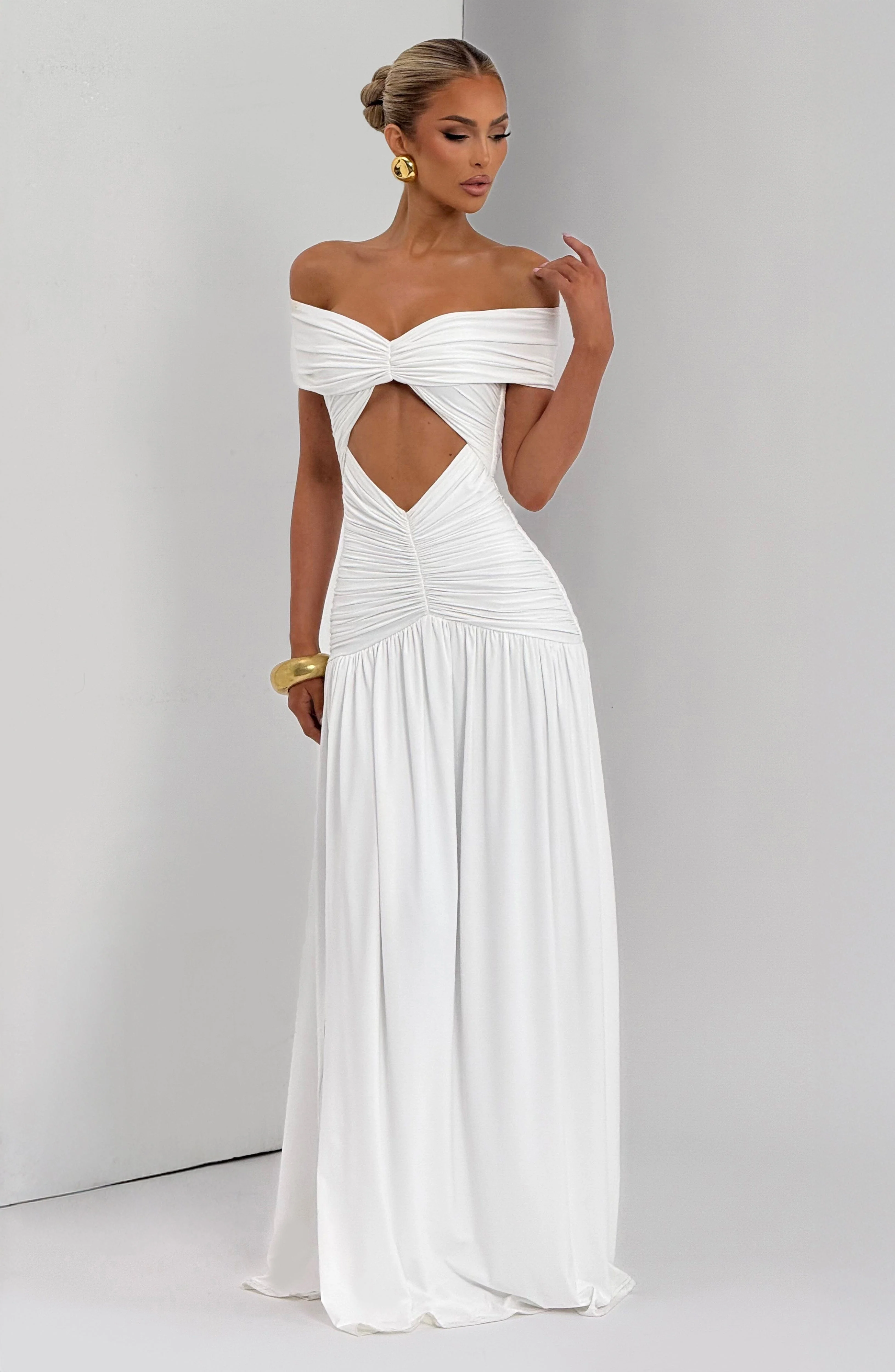 Kathryn Maxi Dress - White - Image 5