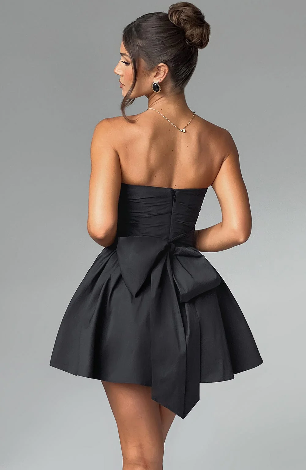 Katrina Mini Dress - Black - Image 2