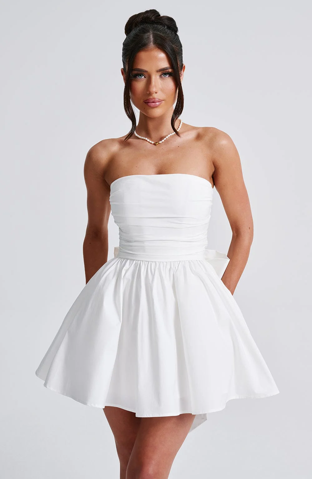 Katrina Mini Dress - Ivory - Image 3