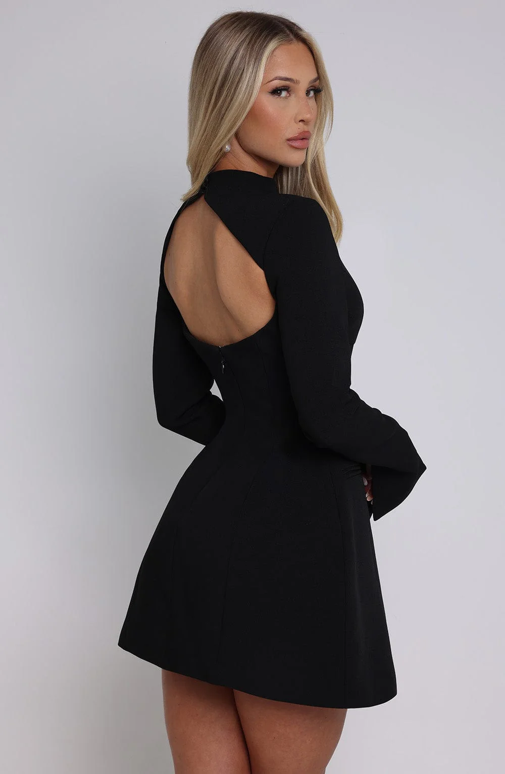 Kelly Mini Dress - Black - Image 12