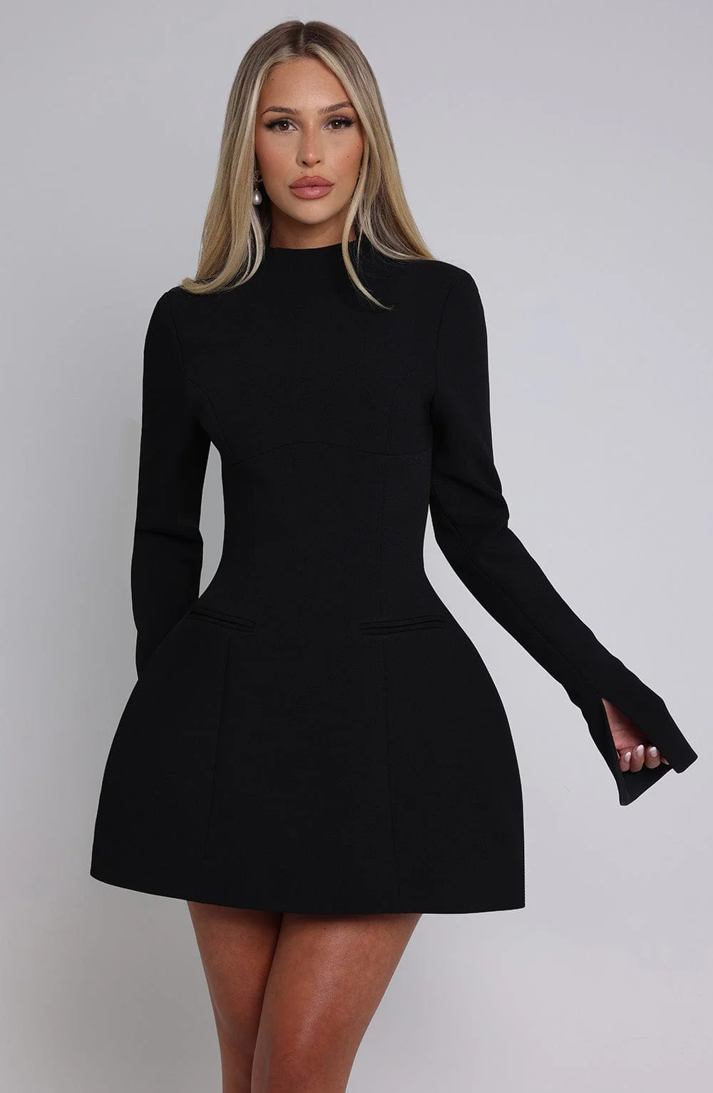 Kelly Mini Dress - Black - Image 9
