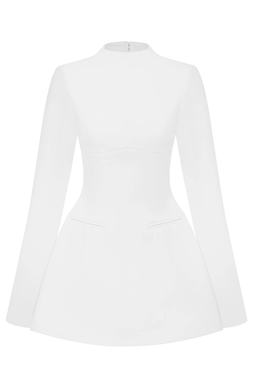 Kelly Mini Dress - Ivory - Image 7