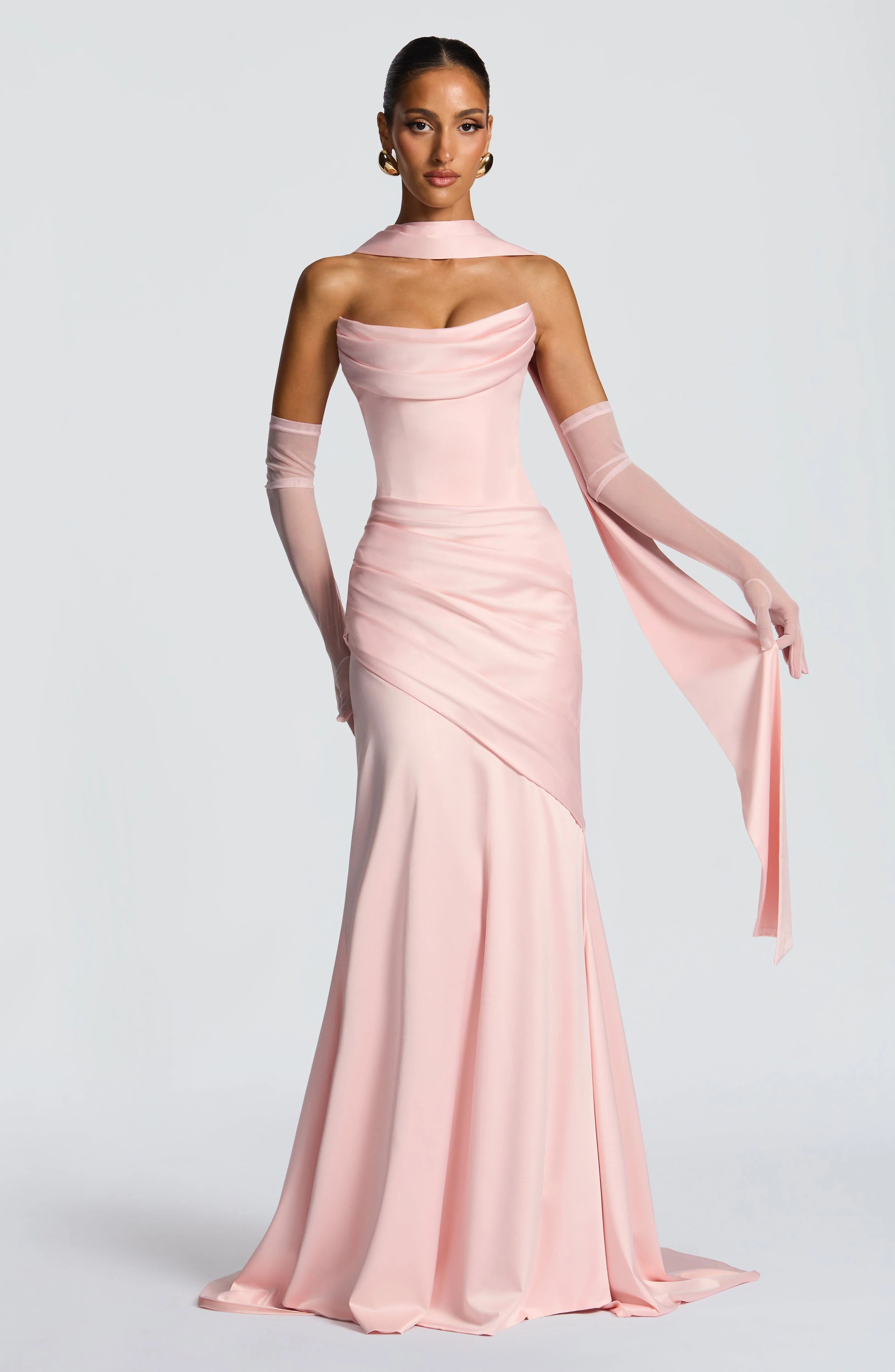 Kensington Maxi Dress - Blush - Image 10