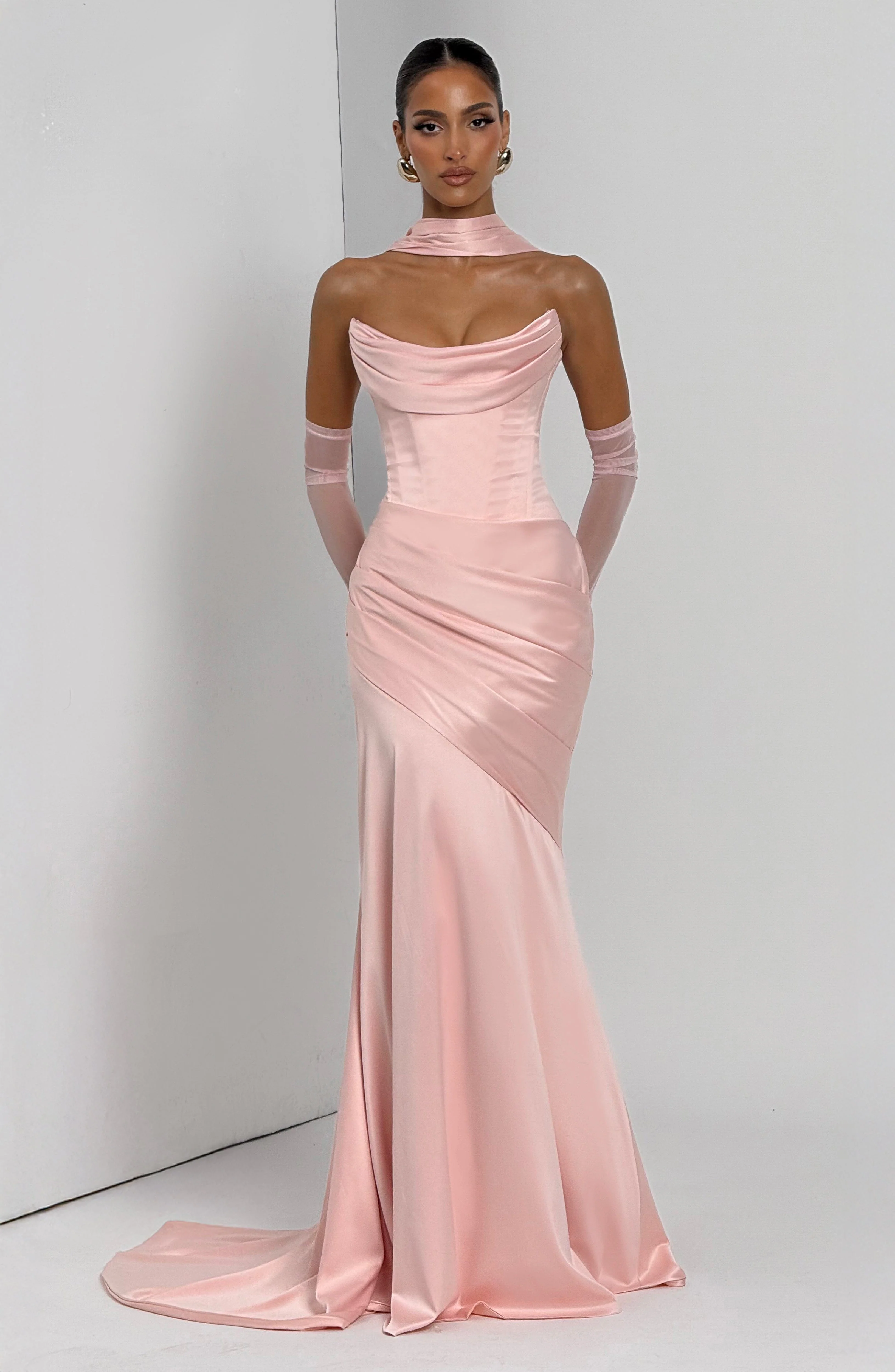 Kensington Maxi Dress - Blush - Image 13
