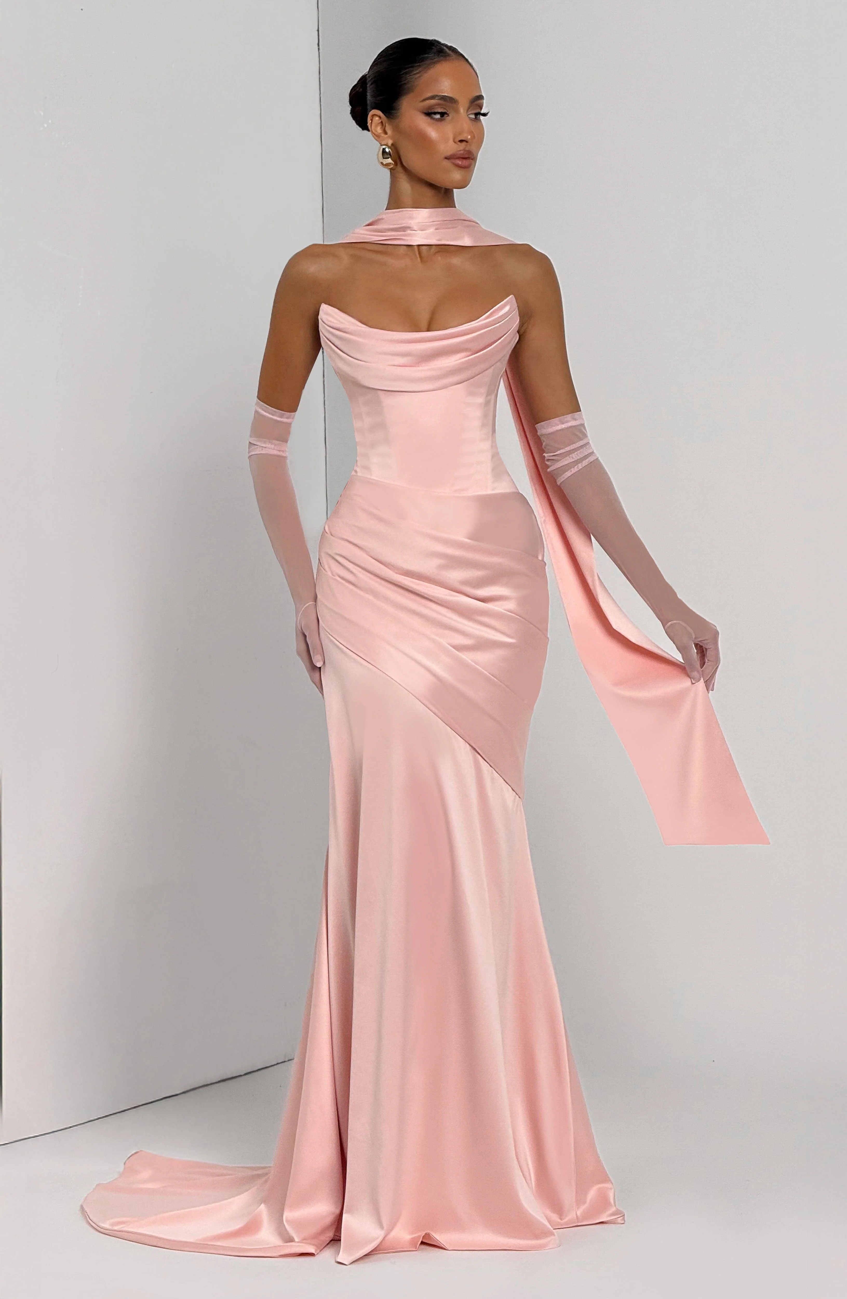 Kensington Maxi Dress - Blush - Image 6