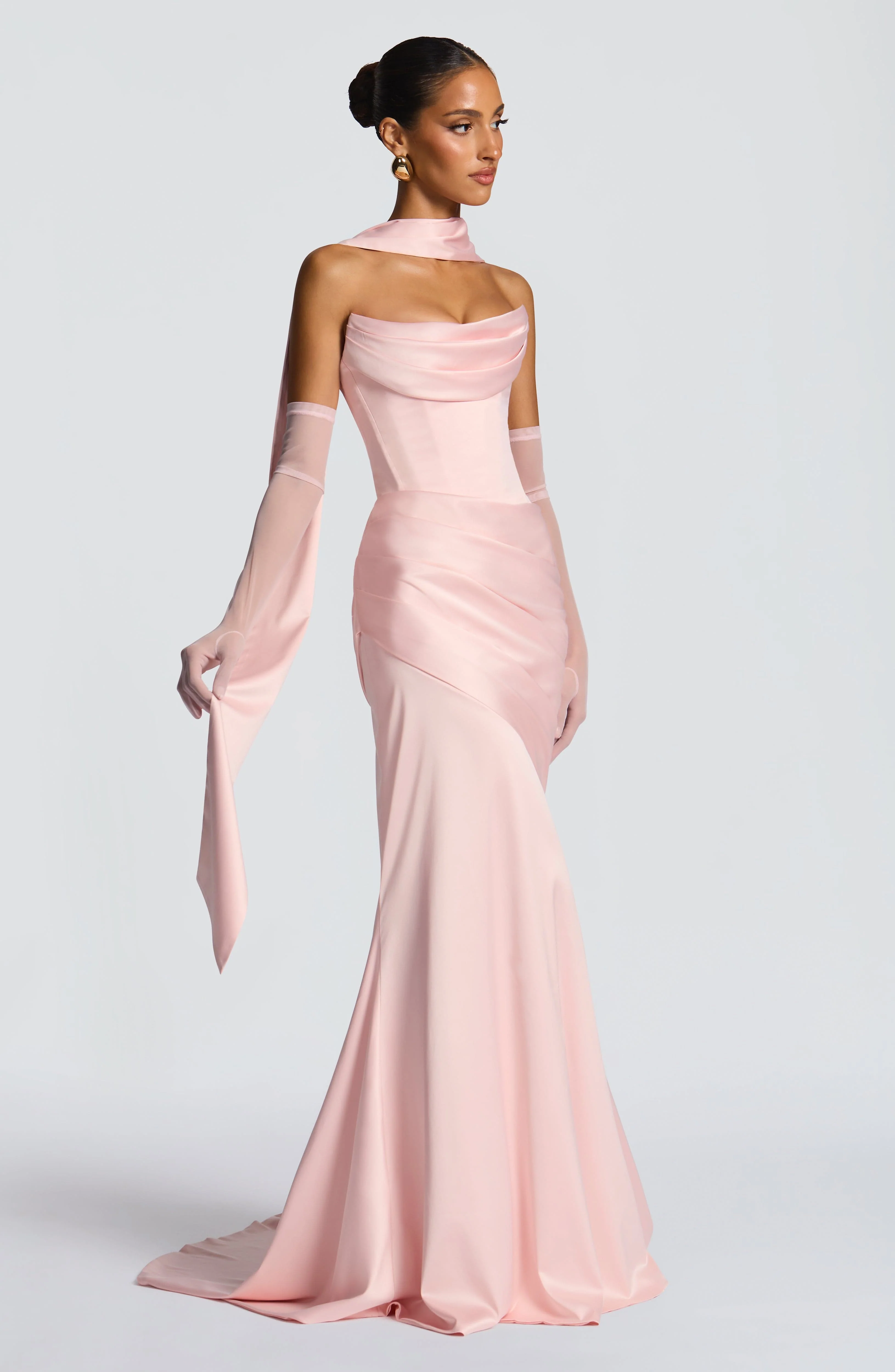 Kensington Maxi Dress - Blush - Image 8