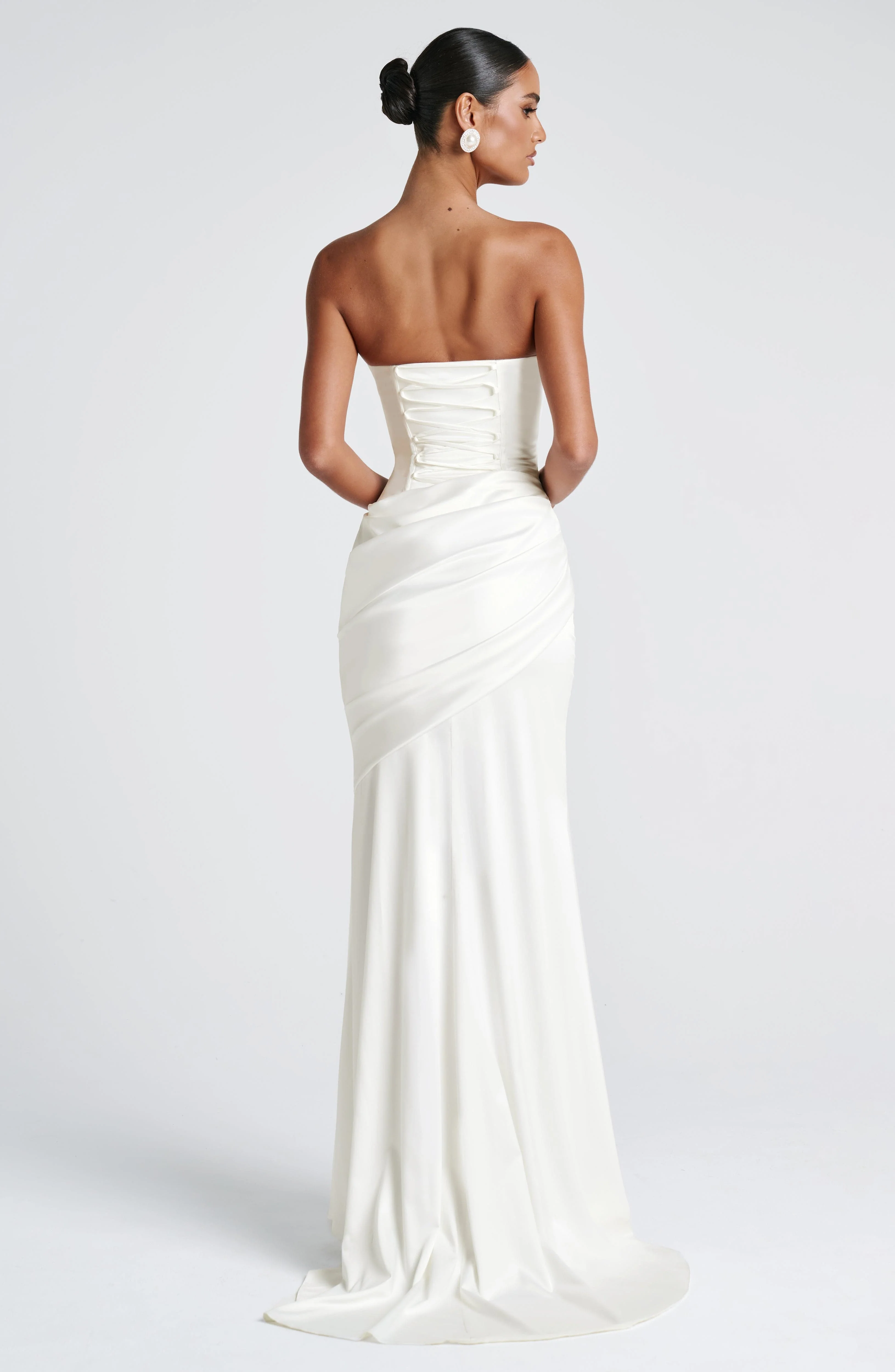 Kensington Maxi Dress - Ivory - Image 10