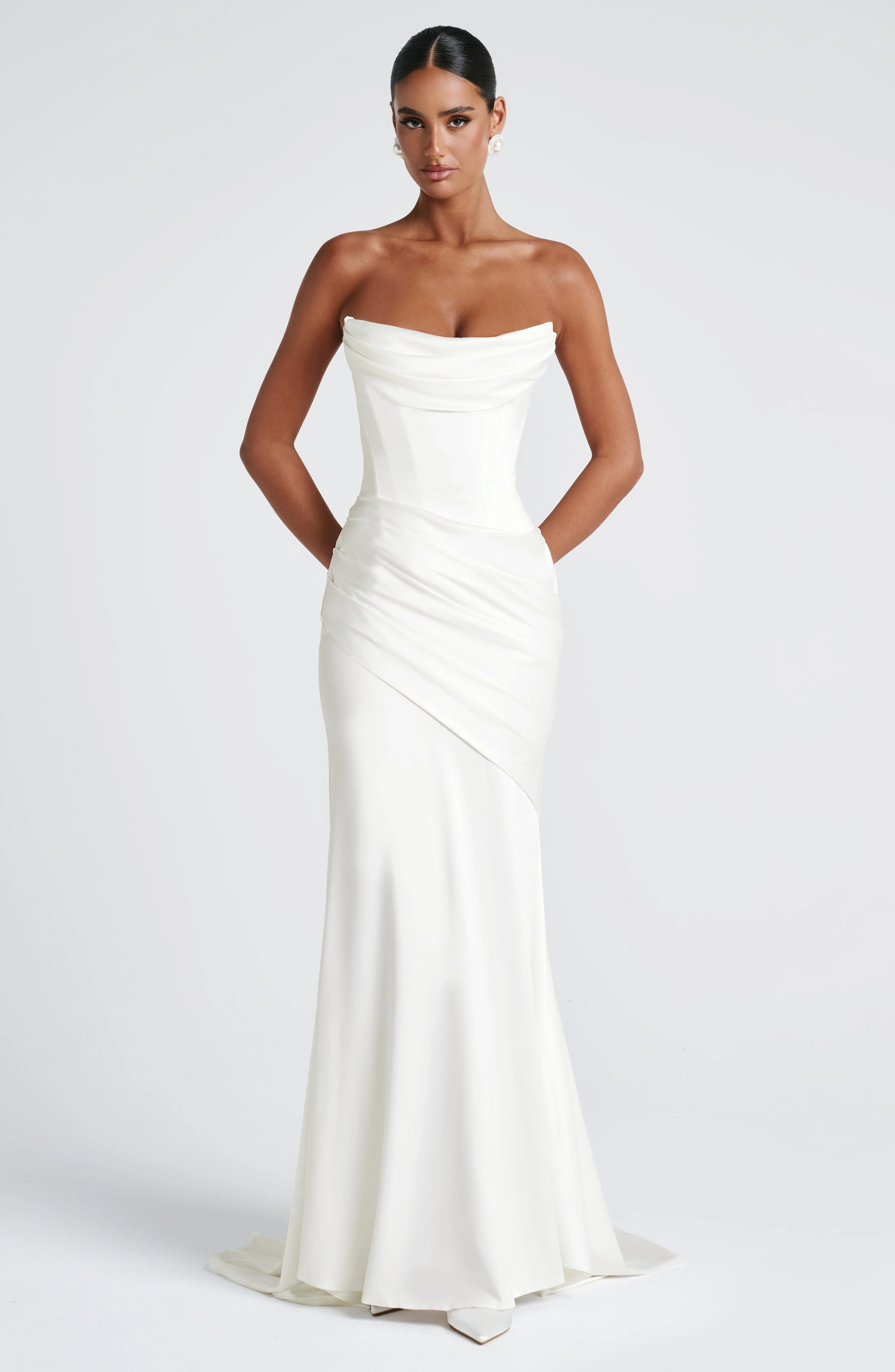 Kensington Maxi Dress - Ivory - Image 12