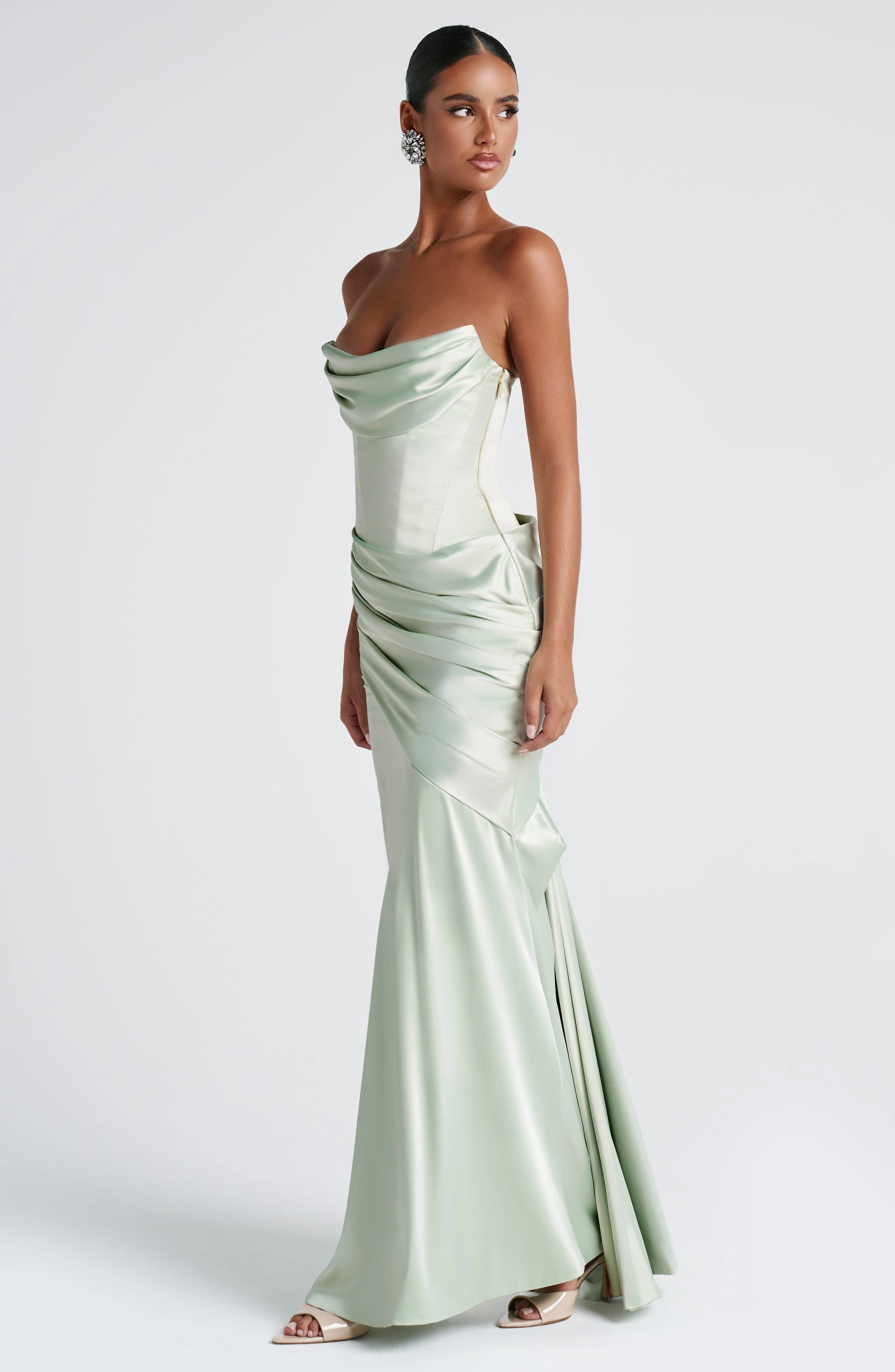 Kensington Maxi Dress - Mint - Image 9