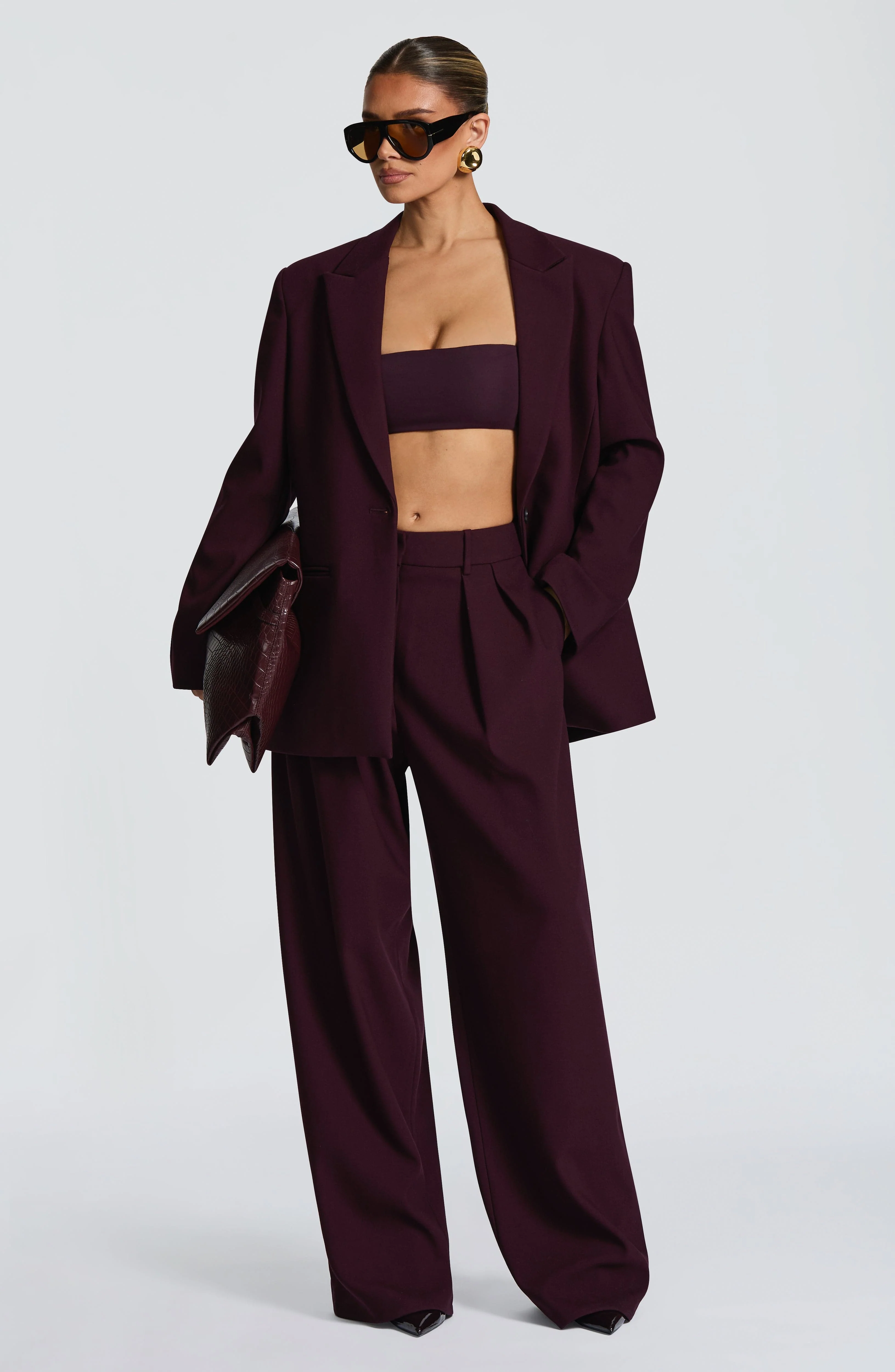 Kirsty Pants - Plum - Image 17