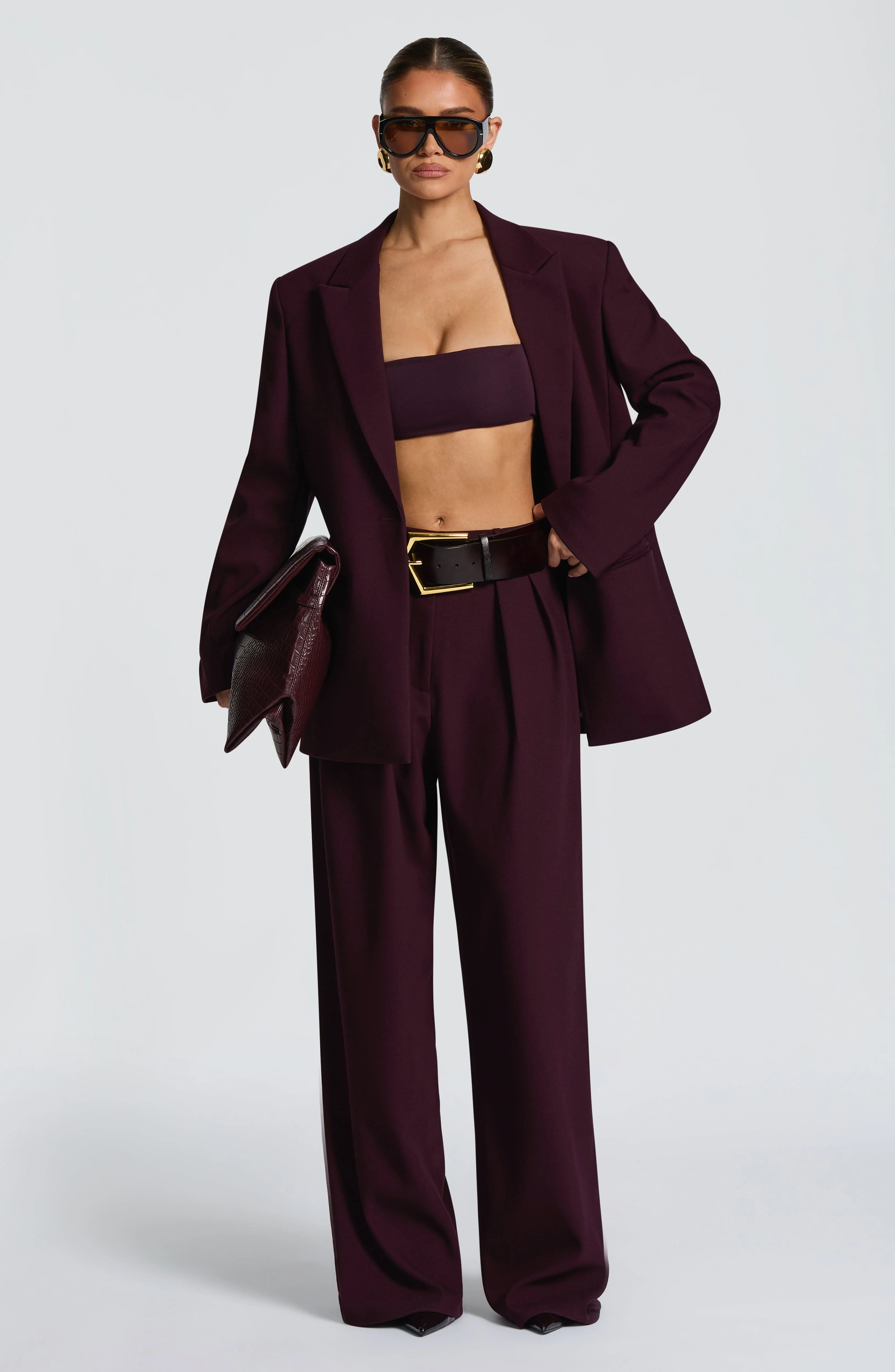Kirsty Pants - Plum - Image 18