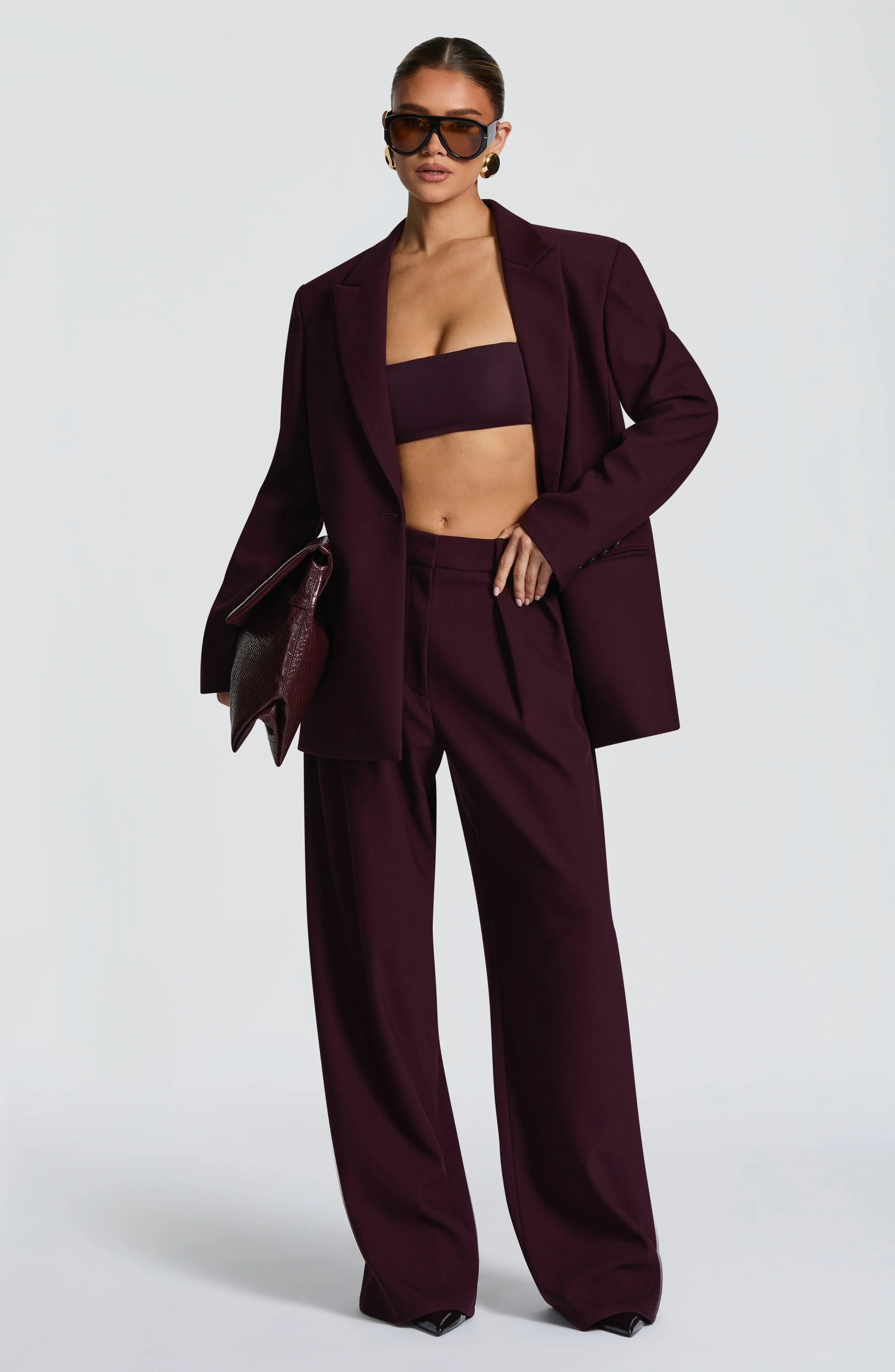 Kirsty Pants - Plum - Image 8