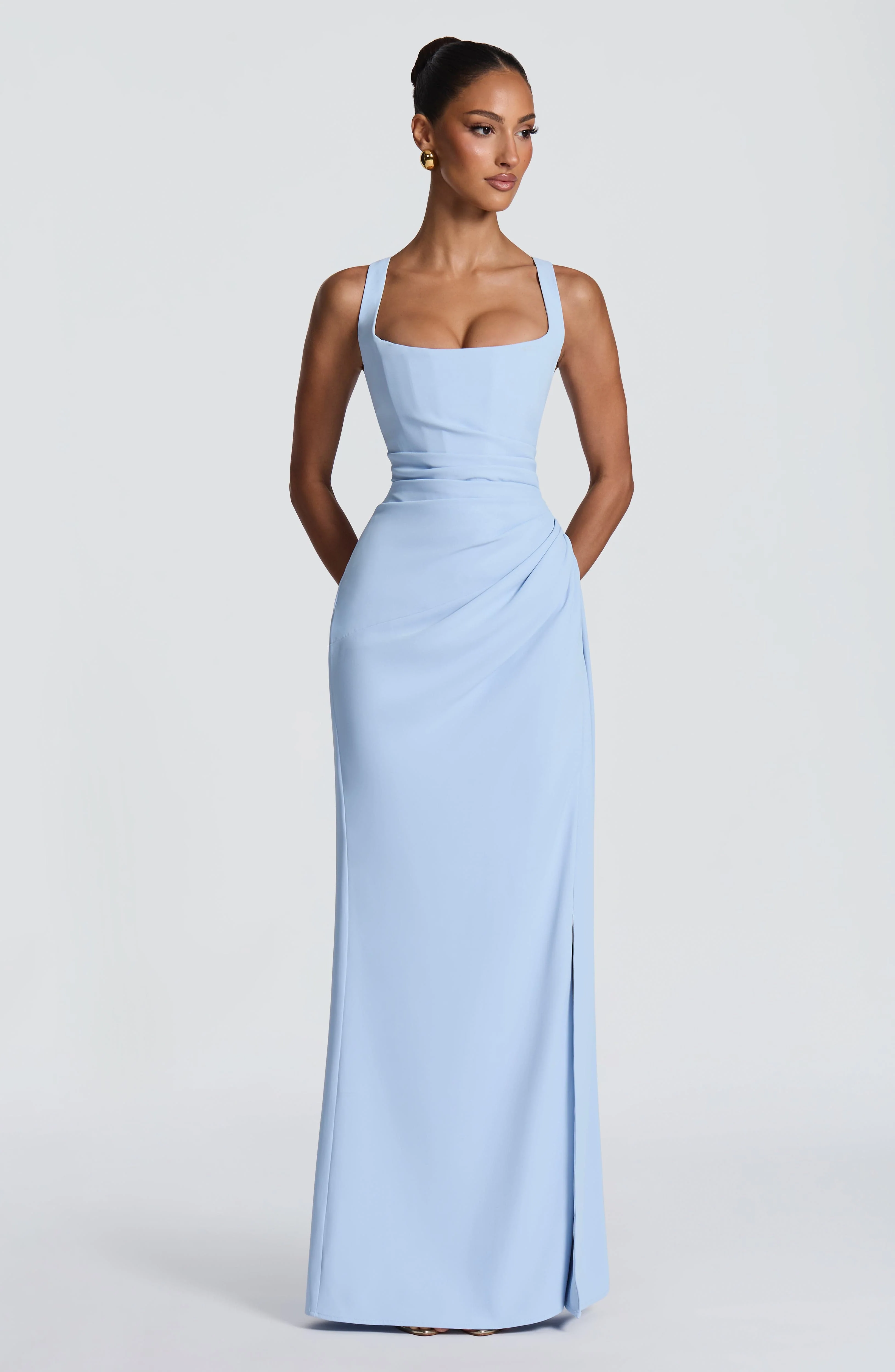 Laleh Maxi Dress - Glacier Blue - Image 4
