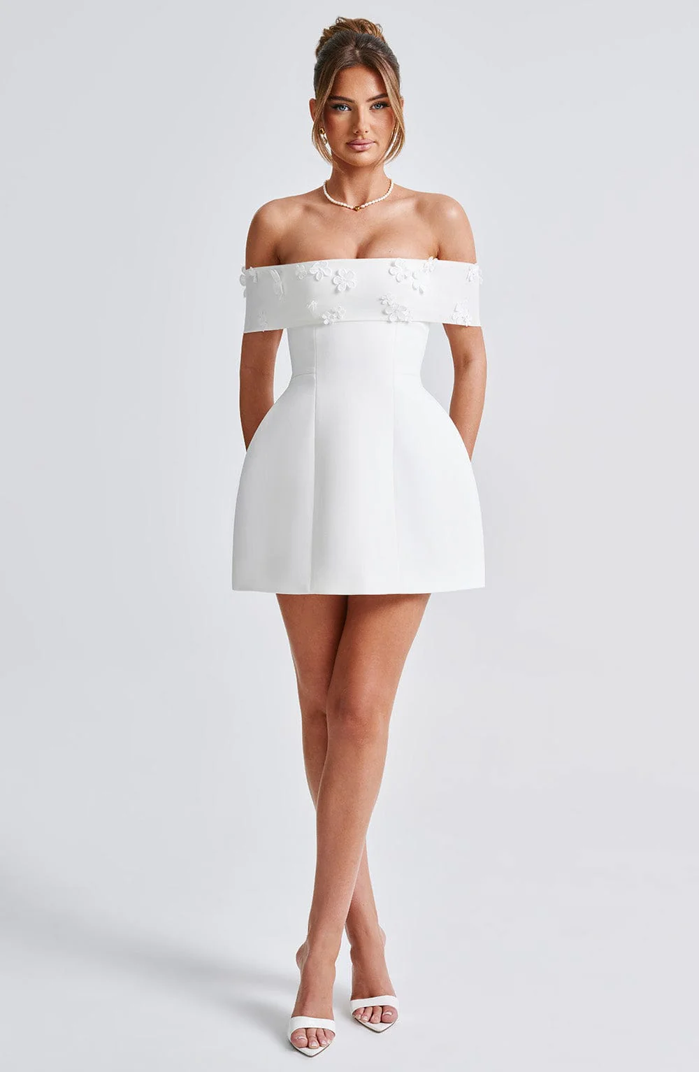 Laurel Mini Dress - Ivory - Image 6