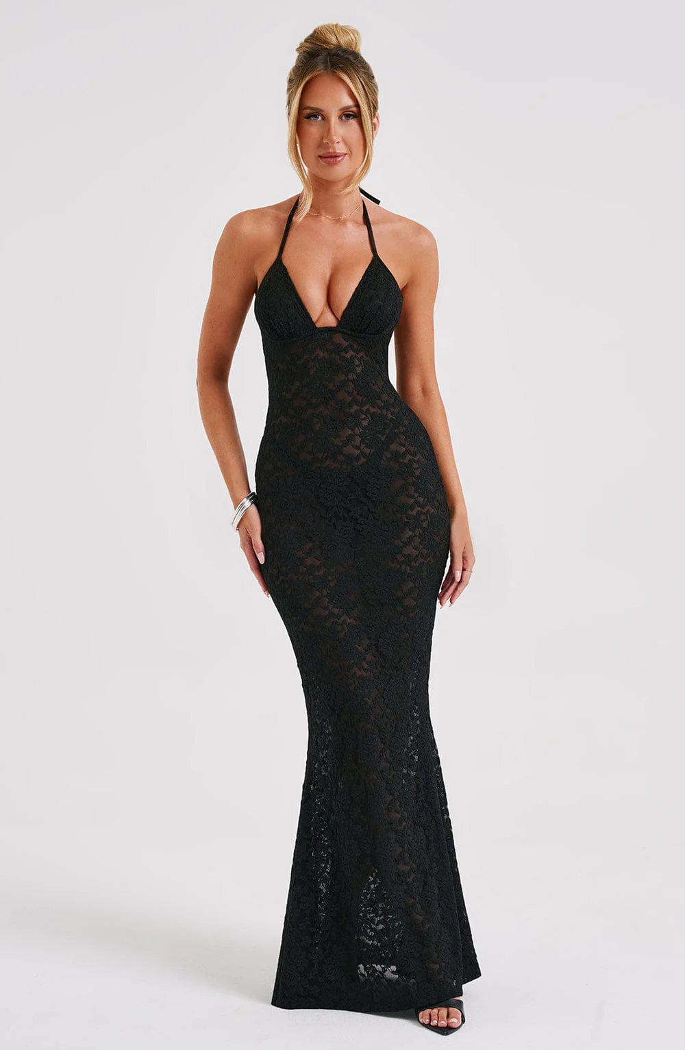 Leilina Maxi Dress - Black - Image 10