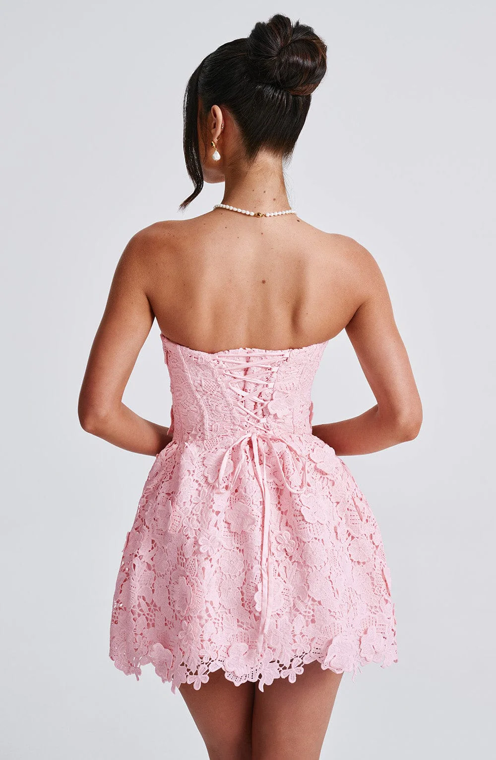 Leona Mini Dress - Blush - Image 6