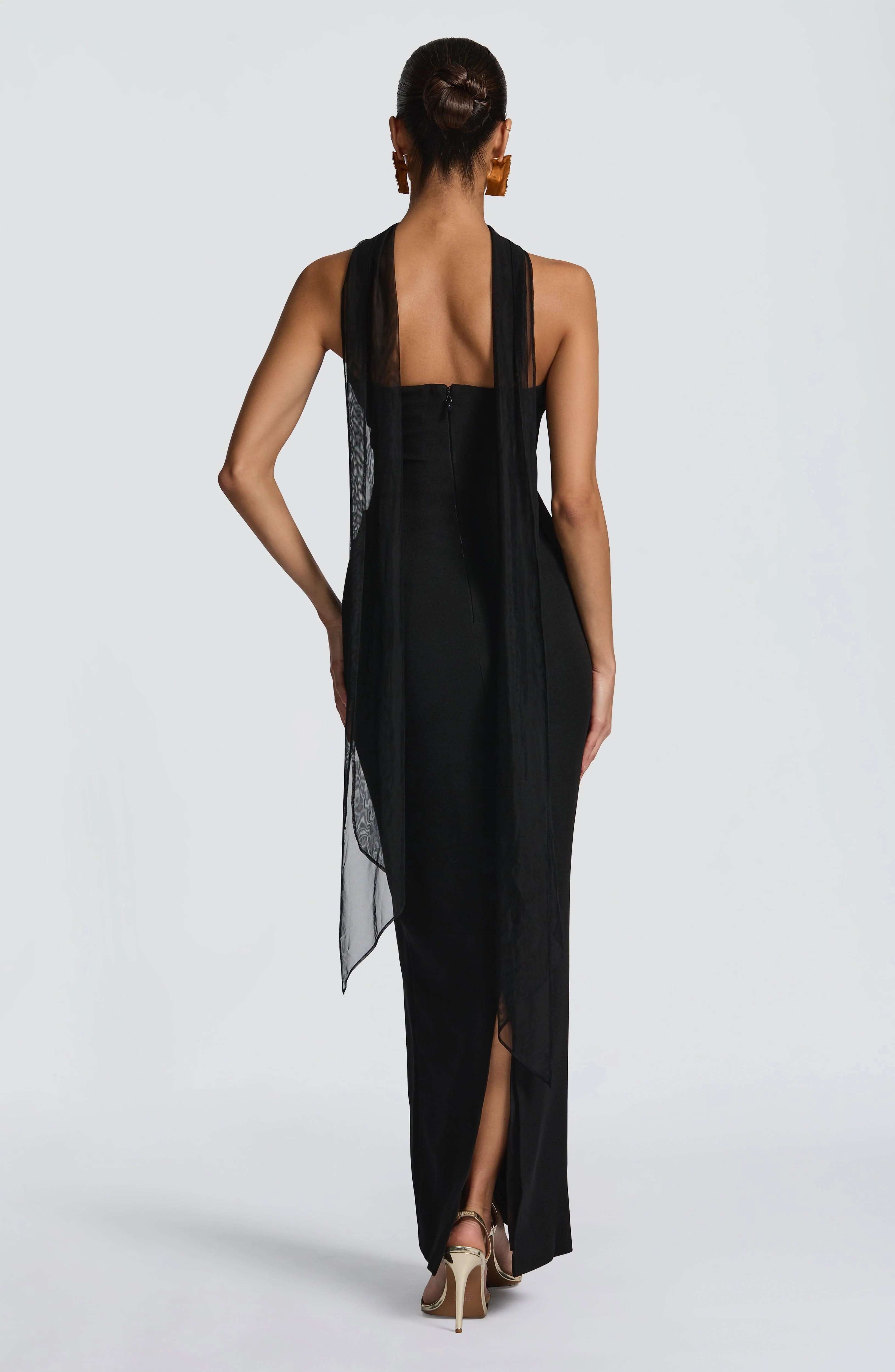 Lindsey Maxi Dress - Black - Image 12