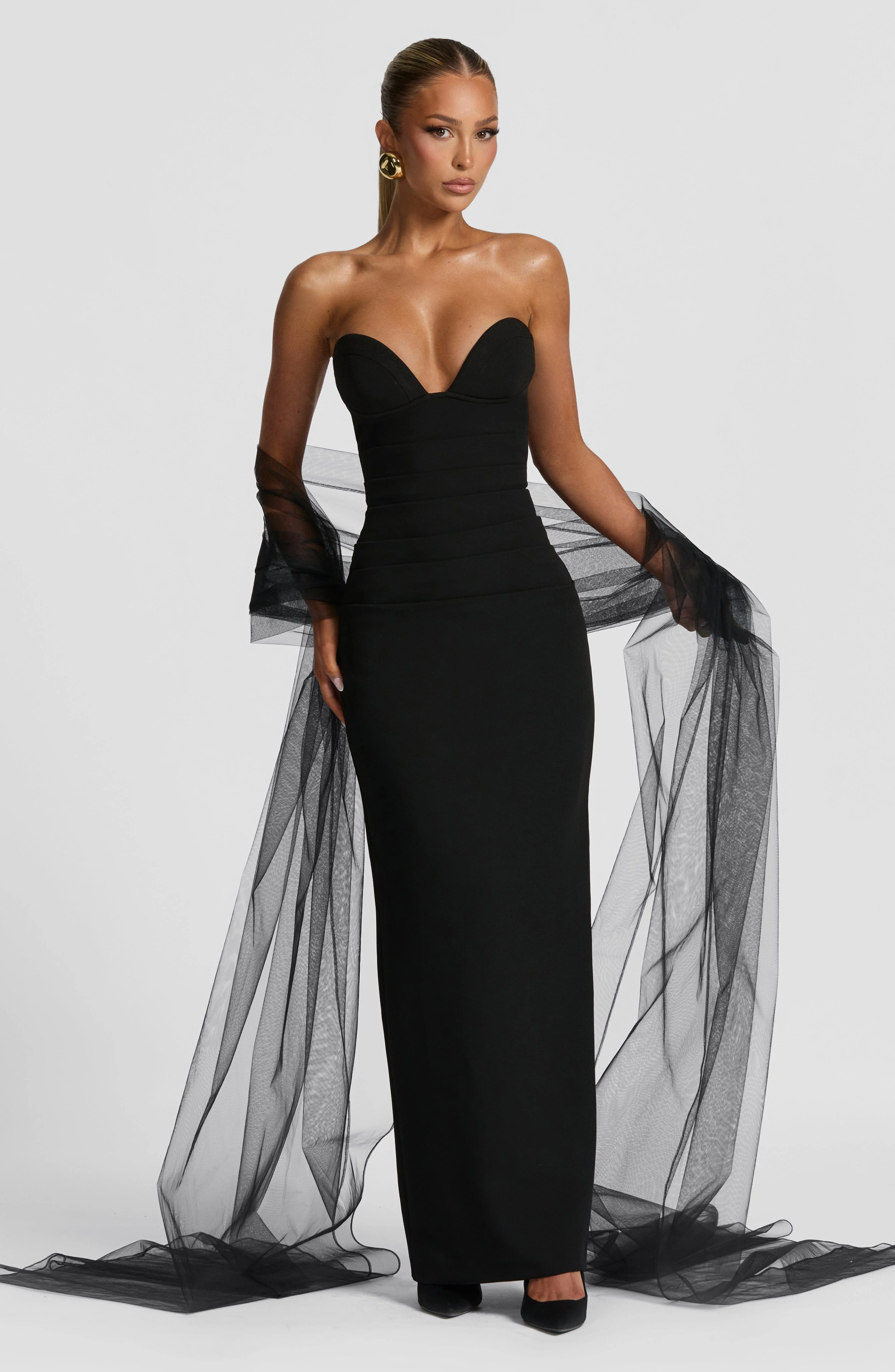 Lindsey Maxi Dress - Black - Image 2