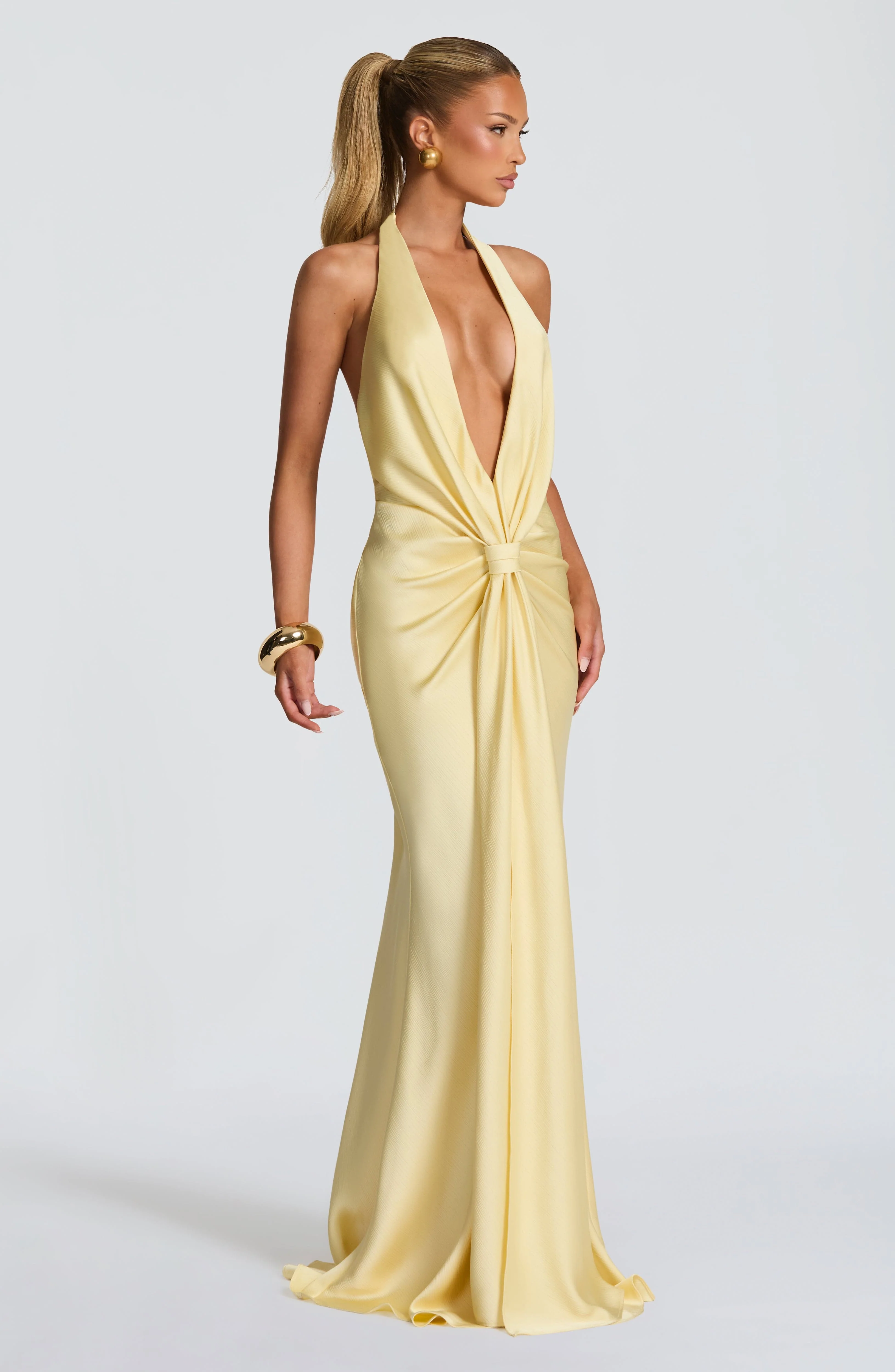 Linette Gown - Lemon - Image 4