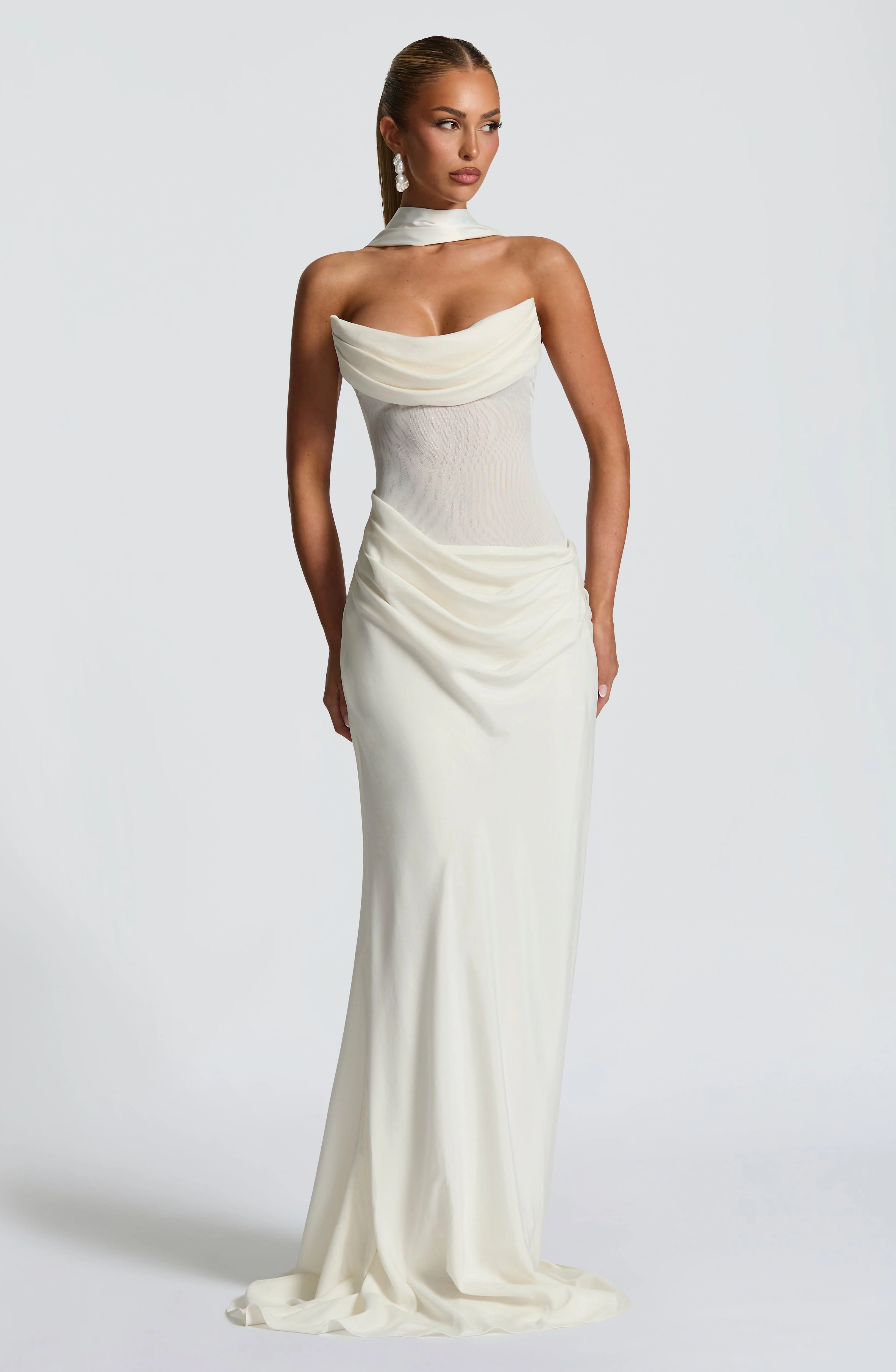 Liora Maxi Dress - Ivory - Image 10