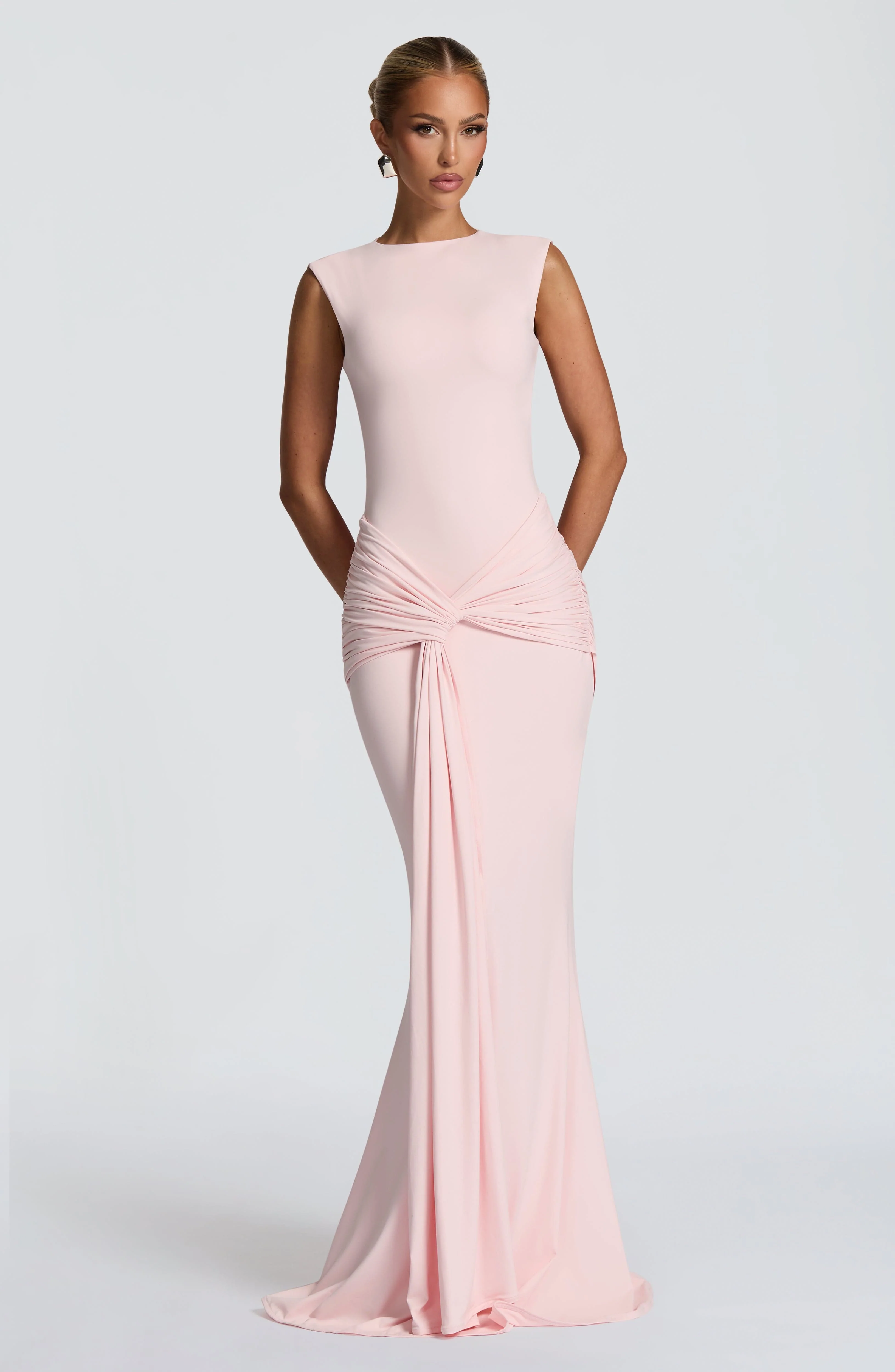 Lorenza Maxi Dress - Blush - Image 13