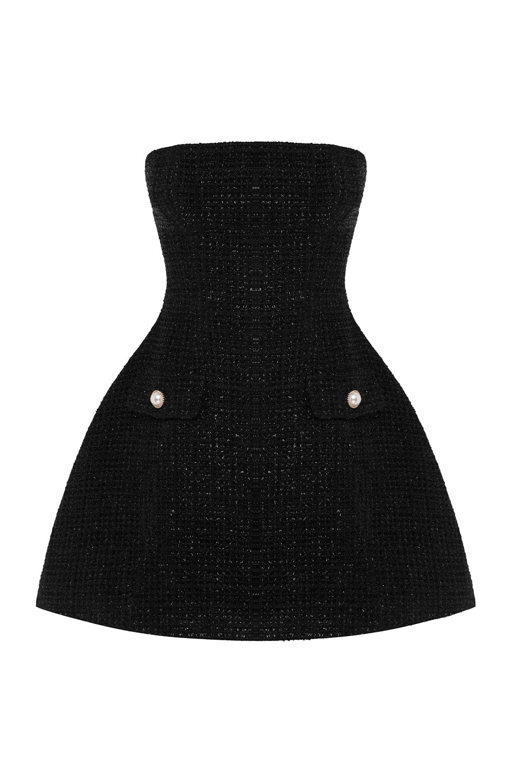Lottie Mini Dress - Black - Image 9