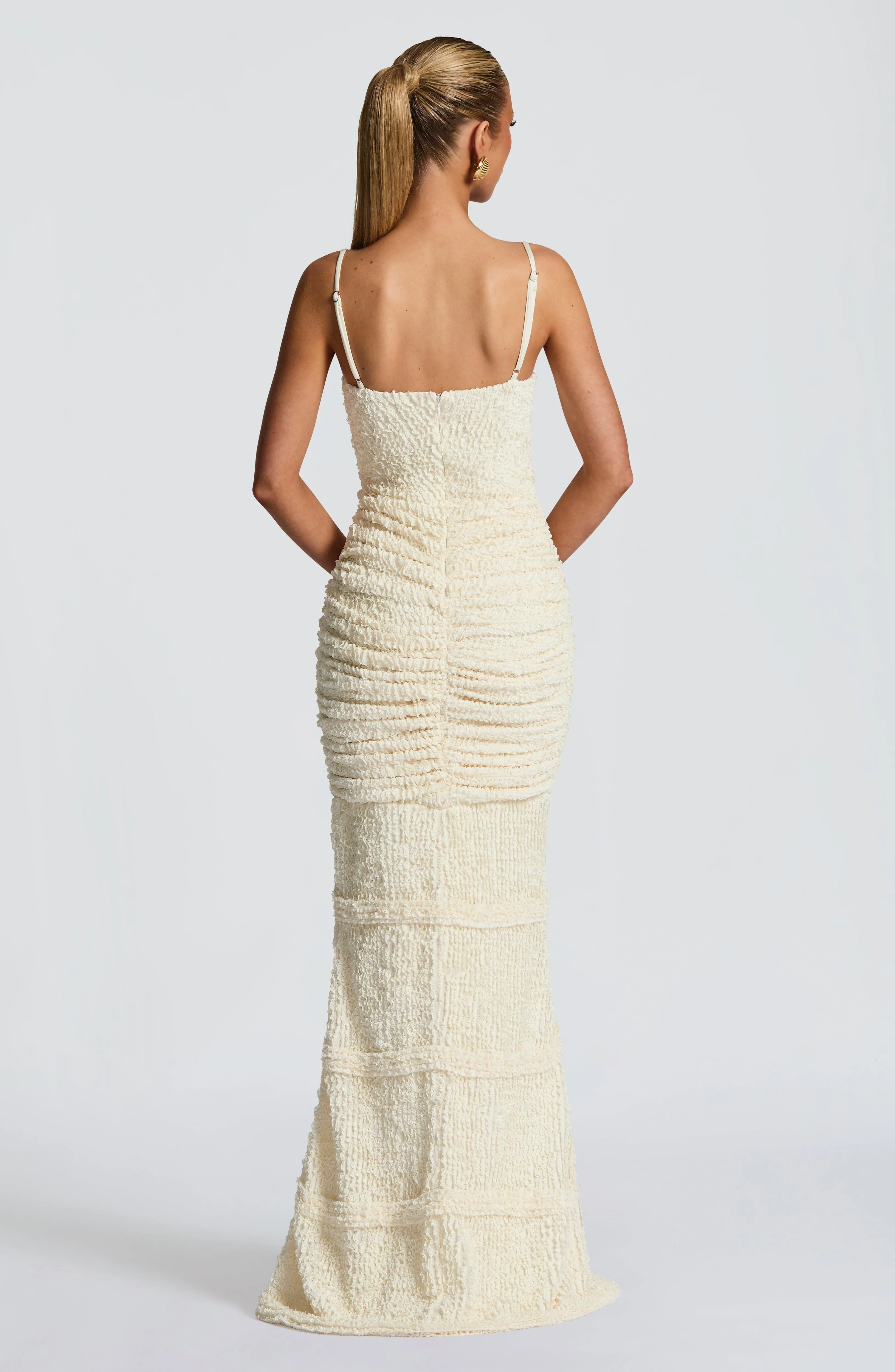 Lysandra Maxi Dress - Ivory - Image 3