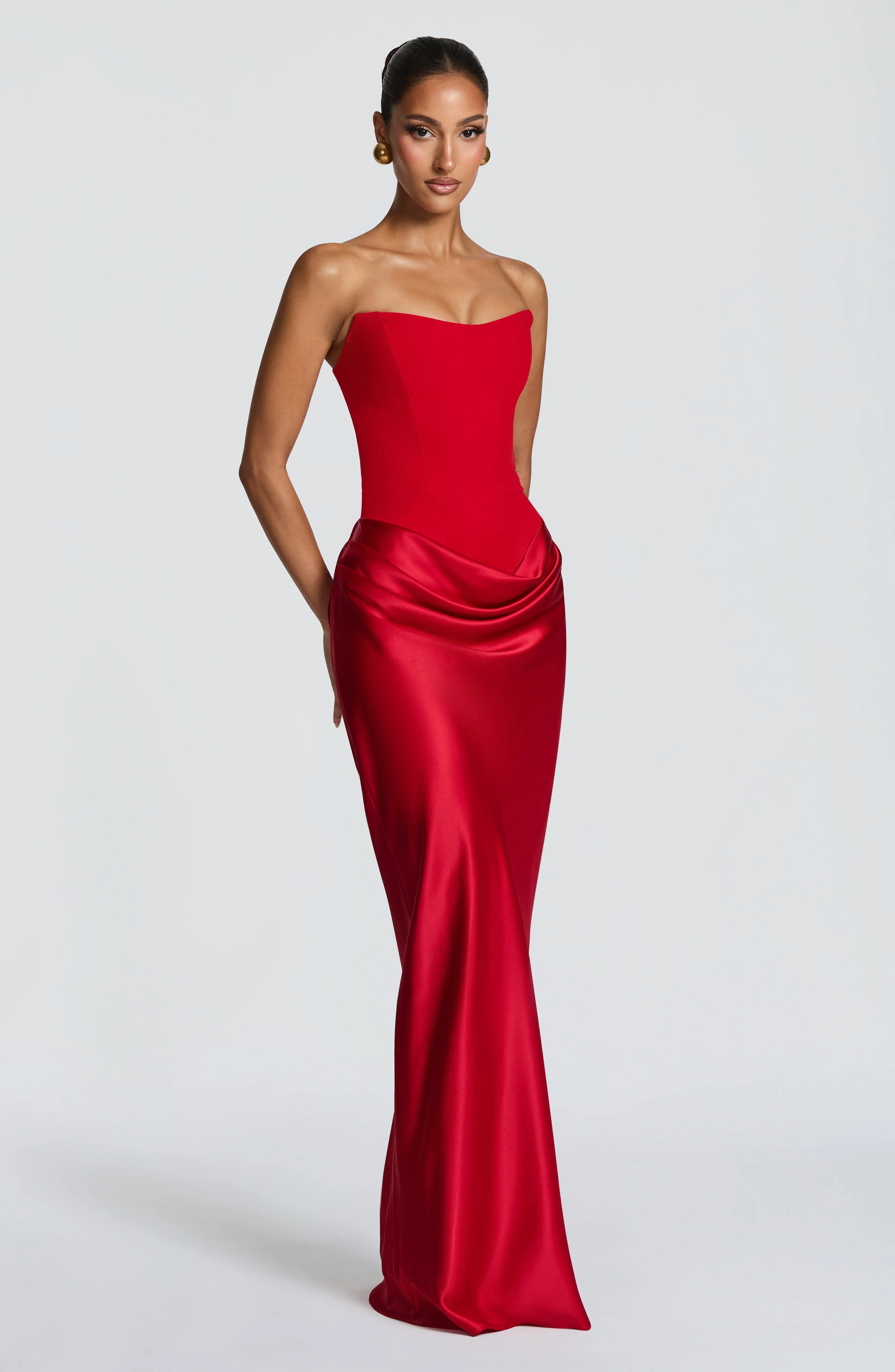 Maggie Maxi Dress - Red - Image 7