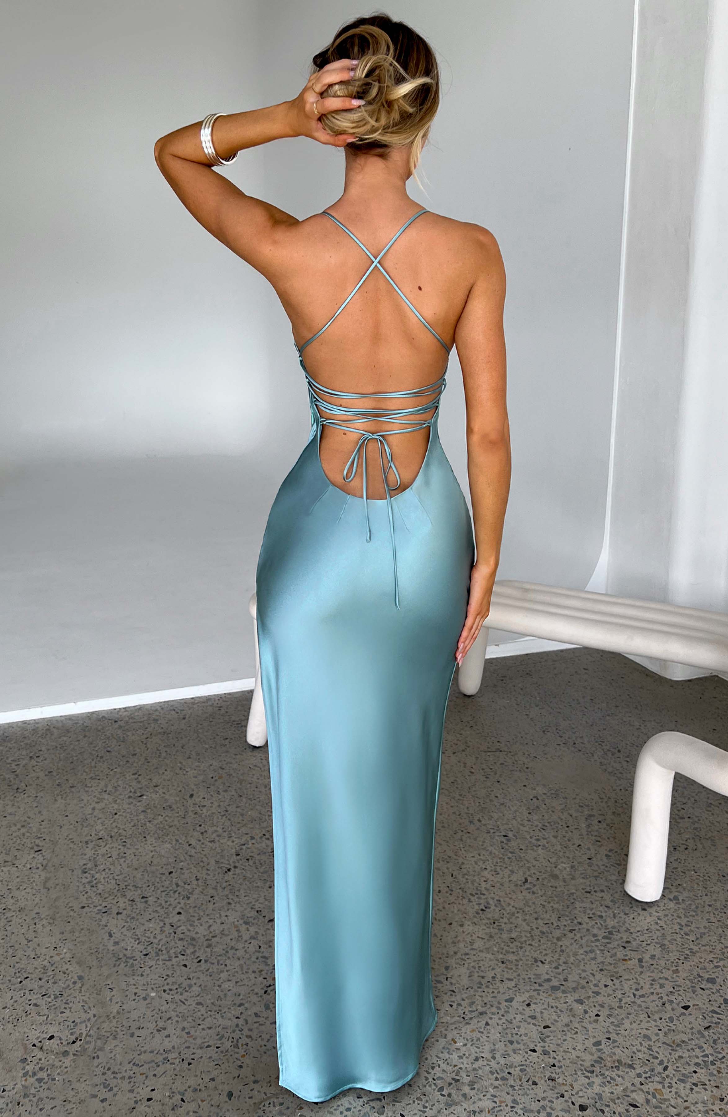 Makalita Maxi Dress - Turquoise - Image 3