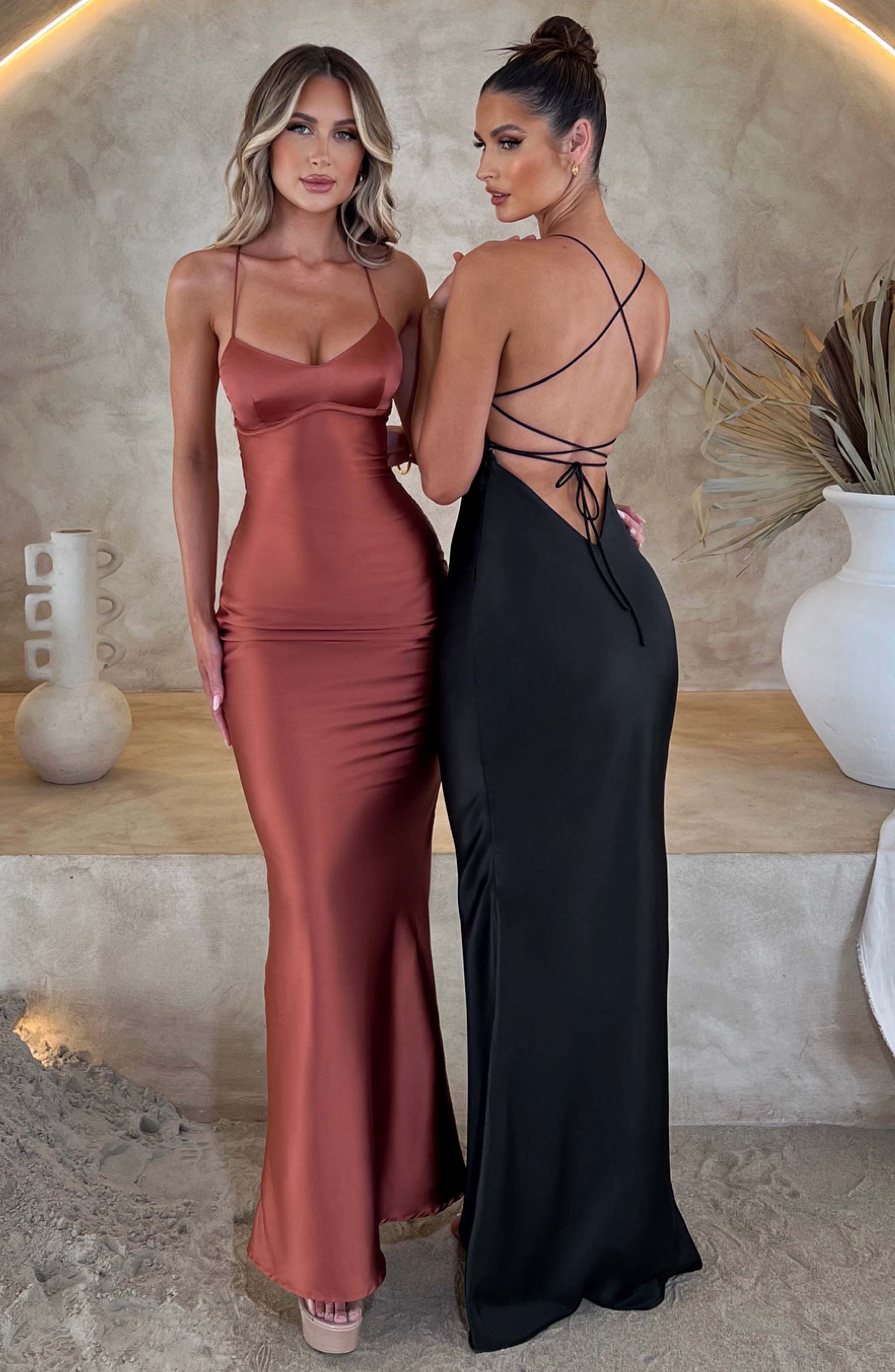 Malika Maxi Dress - Black - Image 3